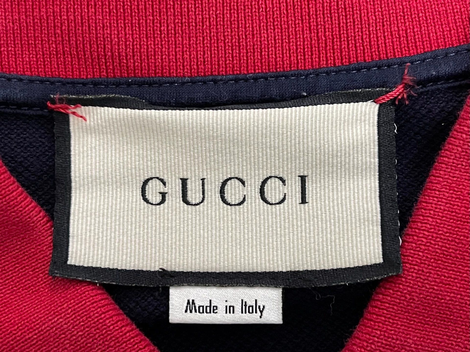 Gucci Gucci Blue Cotton Polo Shirt L Size US L / EU 52-54 / 3 - 3 Thumbnail