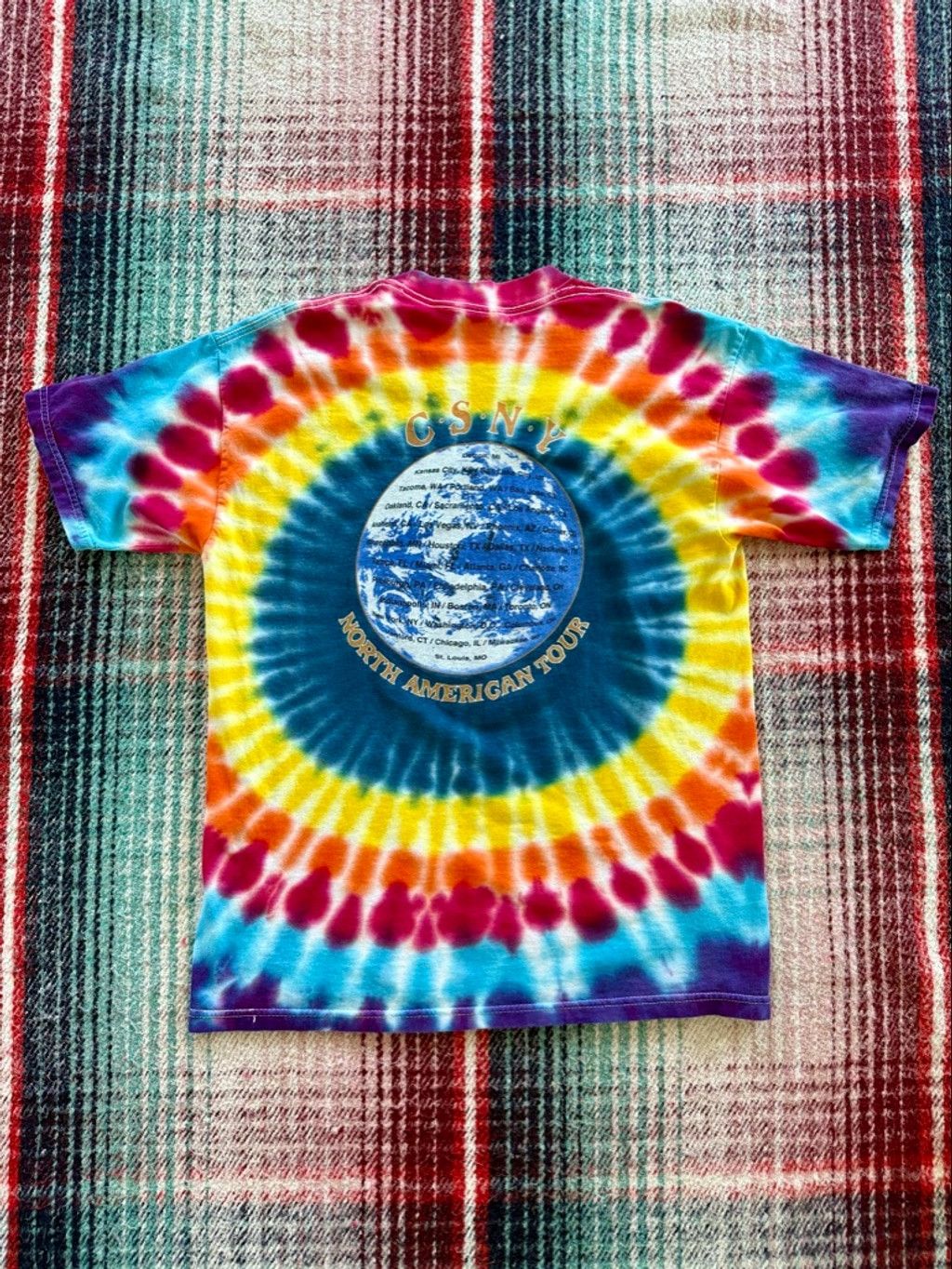 Gildan '00 Crosby Stills Nash & Young North American Tee L Size US L / EU 52-54 / 3 - 3 Thumbnail