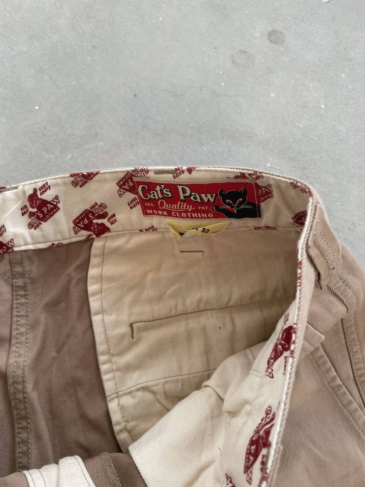 CAT'S PAW × Sugar Cane × Toyo Enterprises CAT’S PAW CHINOS PANT Size US 32 / EU 48 - 3 Thumbnail