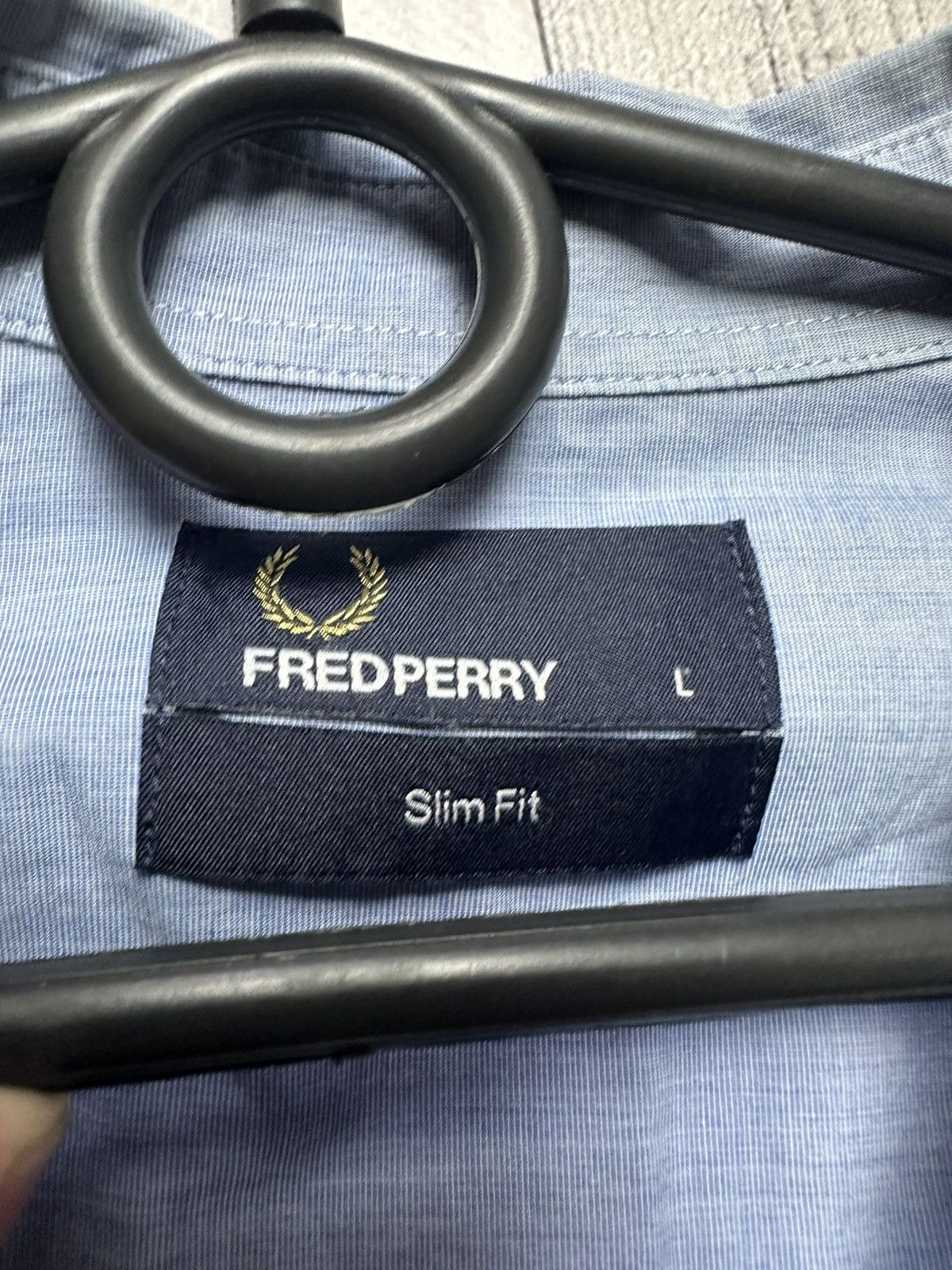 Fred Perry Vintage Fred Perry shirt logo blue size L Size US L / EU 52-54 / 3 - 3 Thumbnail