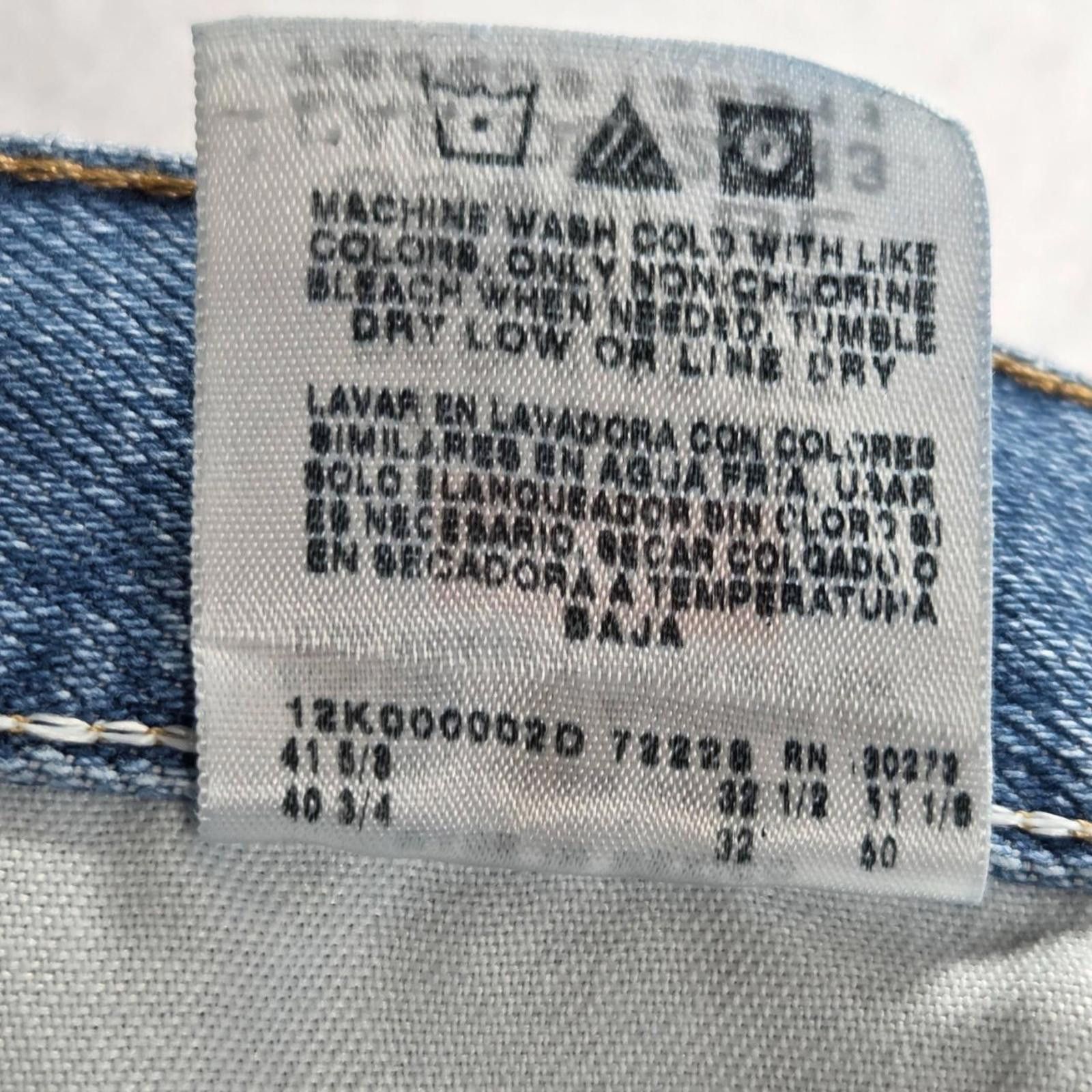 Wrangler Wrangler Mens Jeans 40x32 Light Blue Regular Fit Faded Wash Size US 40 / EU 56 - 7 Thumbnail