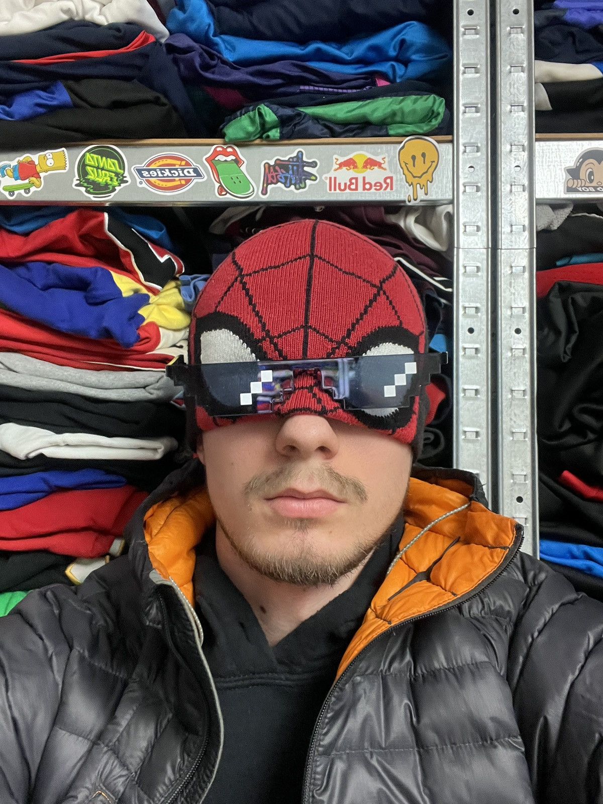 Japanese Brand Y2k Spider Man Marvel Big Logo Eye Beanie Hat Hype Size ONE SIZE - 4 Thumbnail