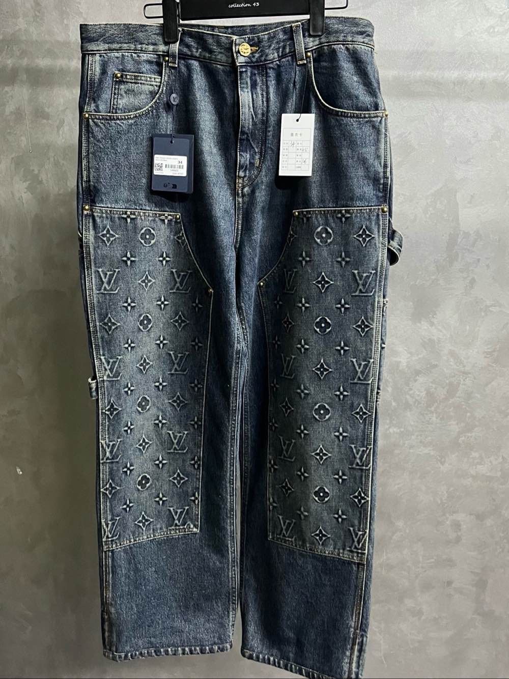 Louis Vuitton Louis Vuitton Monogram Carpenter Jeans Size 34 Size US 34 / EU 50 - 1 Thumbnail