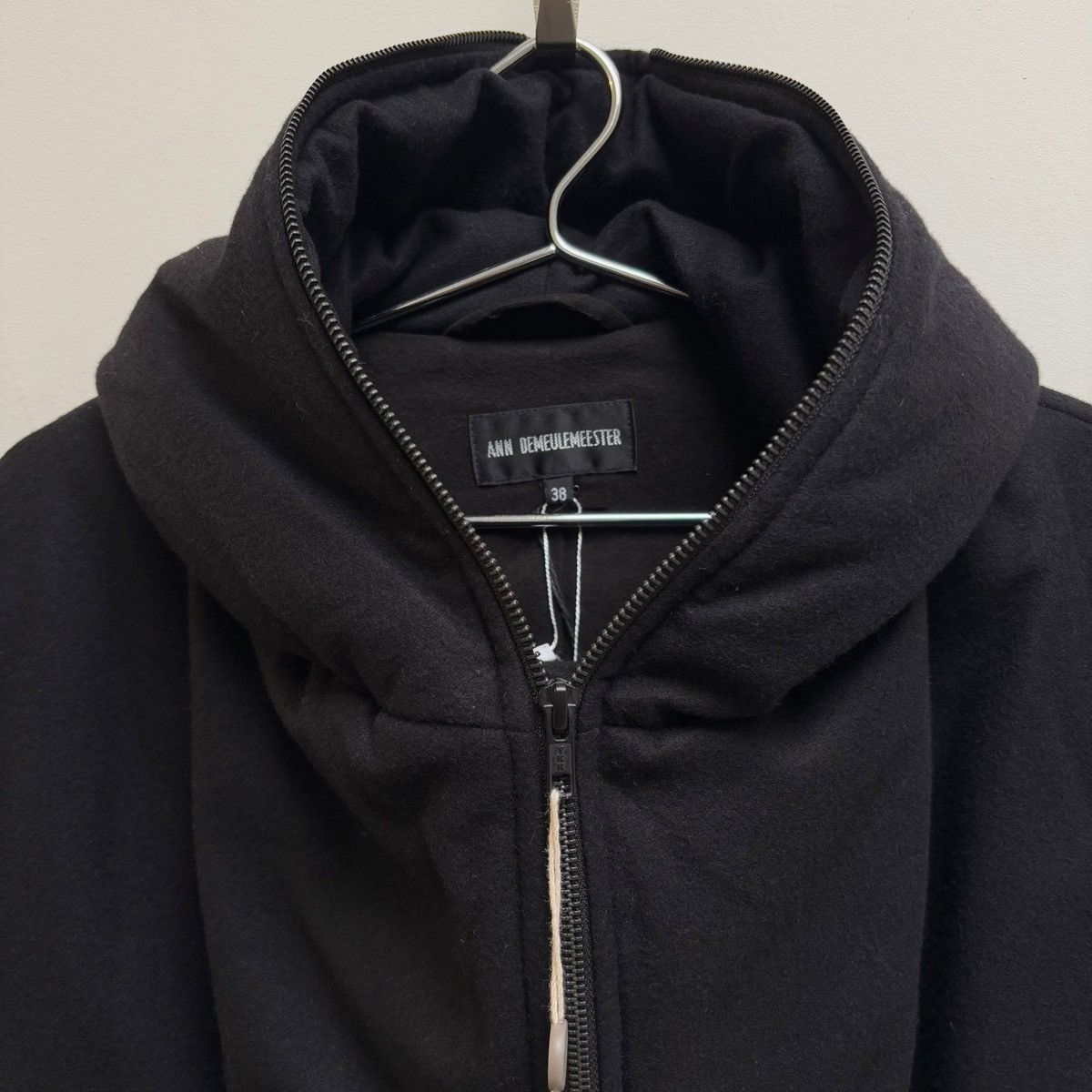 Ann Demeulemeester FW18 Ann Demeulemeester Wool Hooded Bomber Size XS / US 0-2 / IT 36-38 - 3 Thumbnail