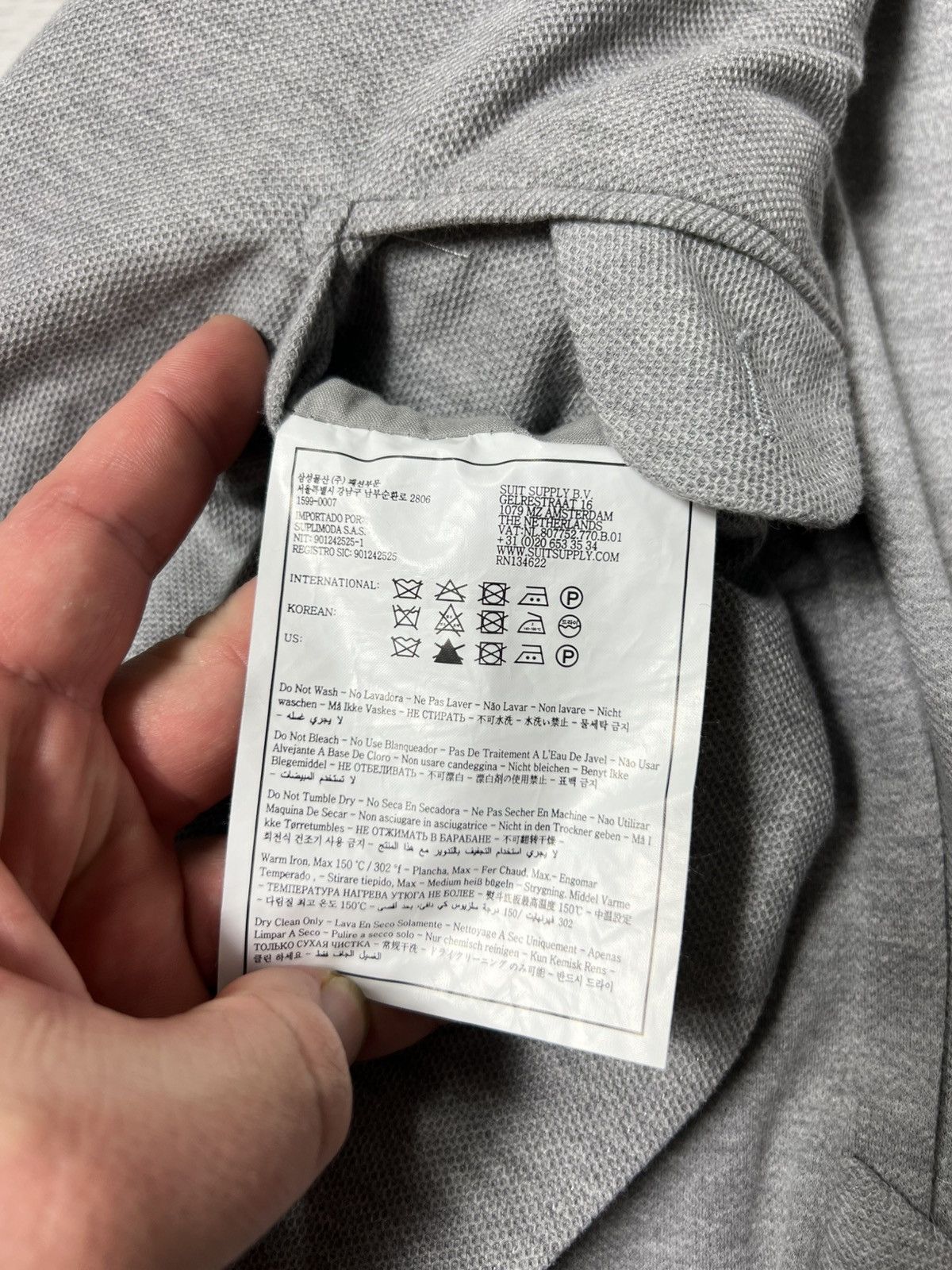 Suitsupply SUITSUPPLY Havana Patch UL Pure Cotton Blazer Jacket Size 50 Size 40R - 14 Thumbnail