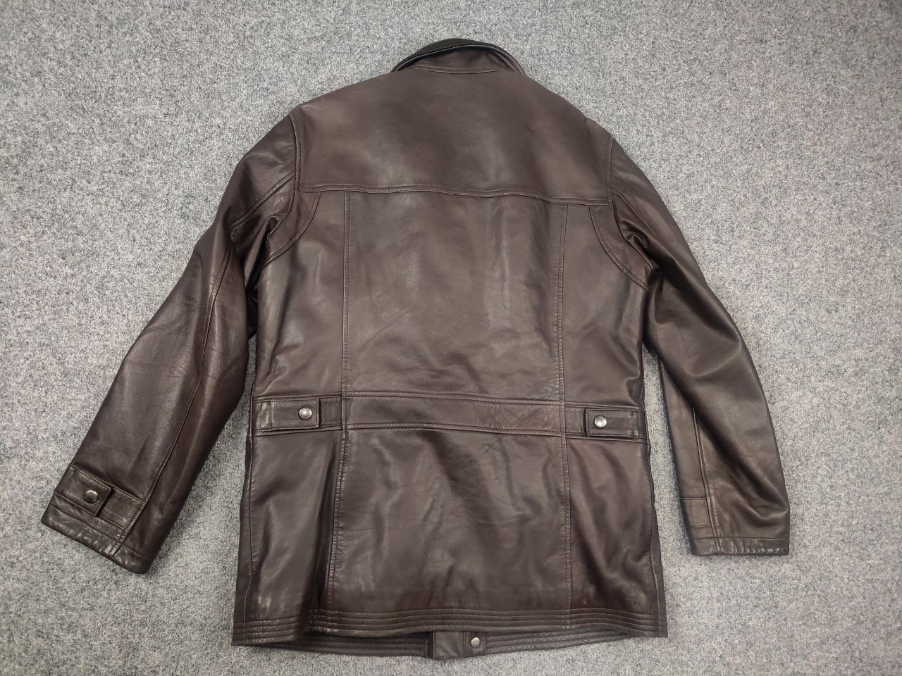 Hugo Boss Hugo Boss Italian lamb nappa Leather Brown Classic Jacket Size US M / EU 48-50 / 2 - 9 Thumbnail