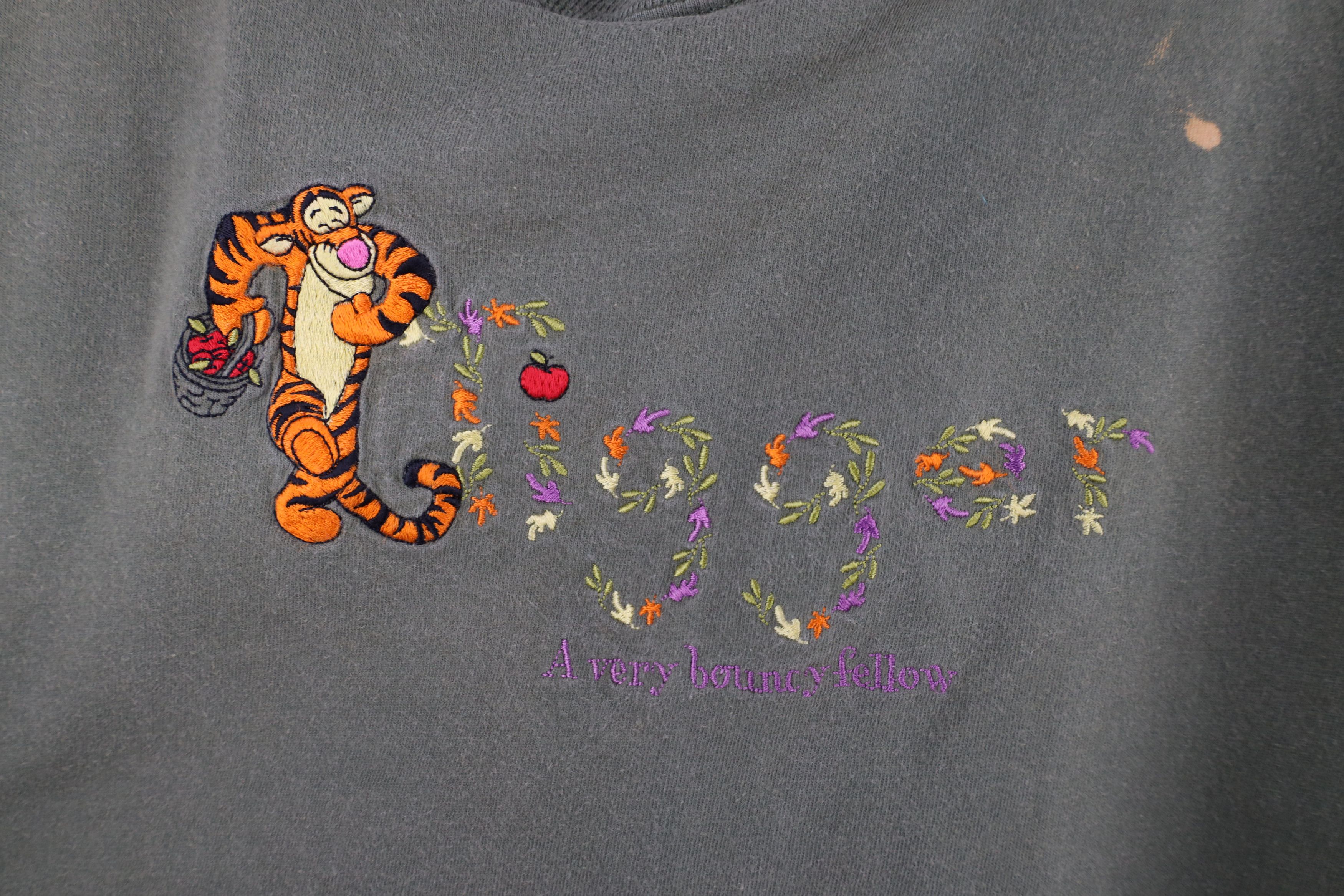 Disney × Vintage Vintage 90s Disney Spell Out Tigger the Tiger T-Shirt Size L / US 10 / IT 46 - 5 Thumbnail