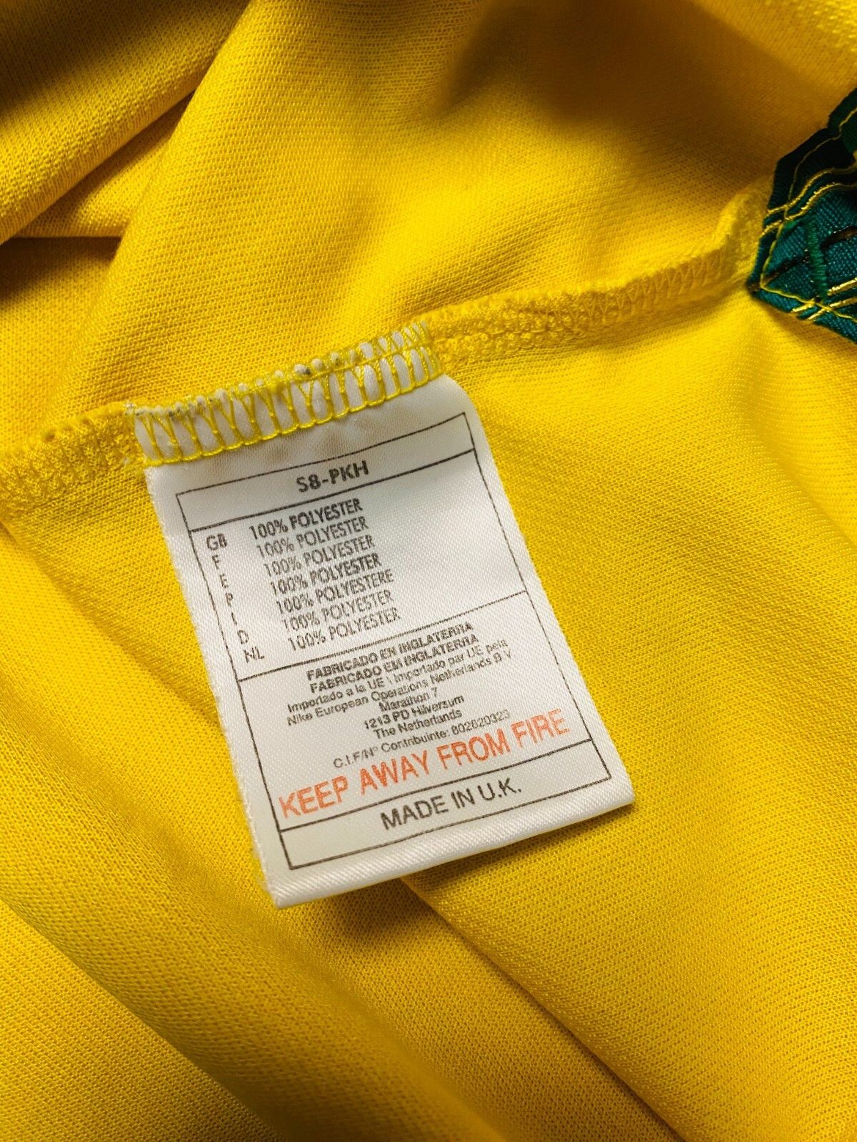 Nike Fc Brazil 1998 1999 Home Shirt Jersey ronaldo Size US XL / EU 56 / 4 - 7 Thumbnail