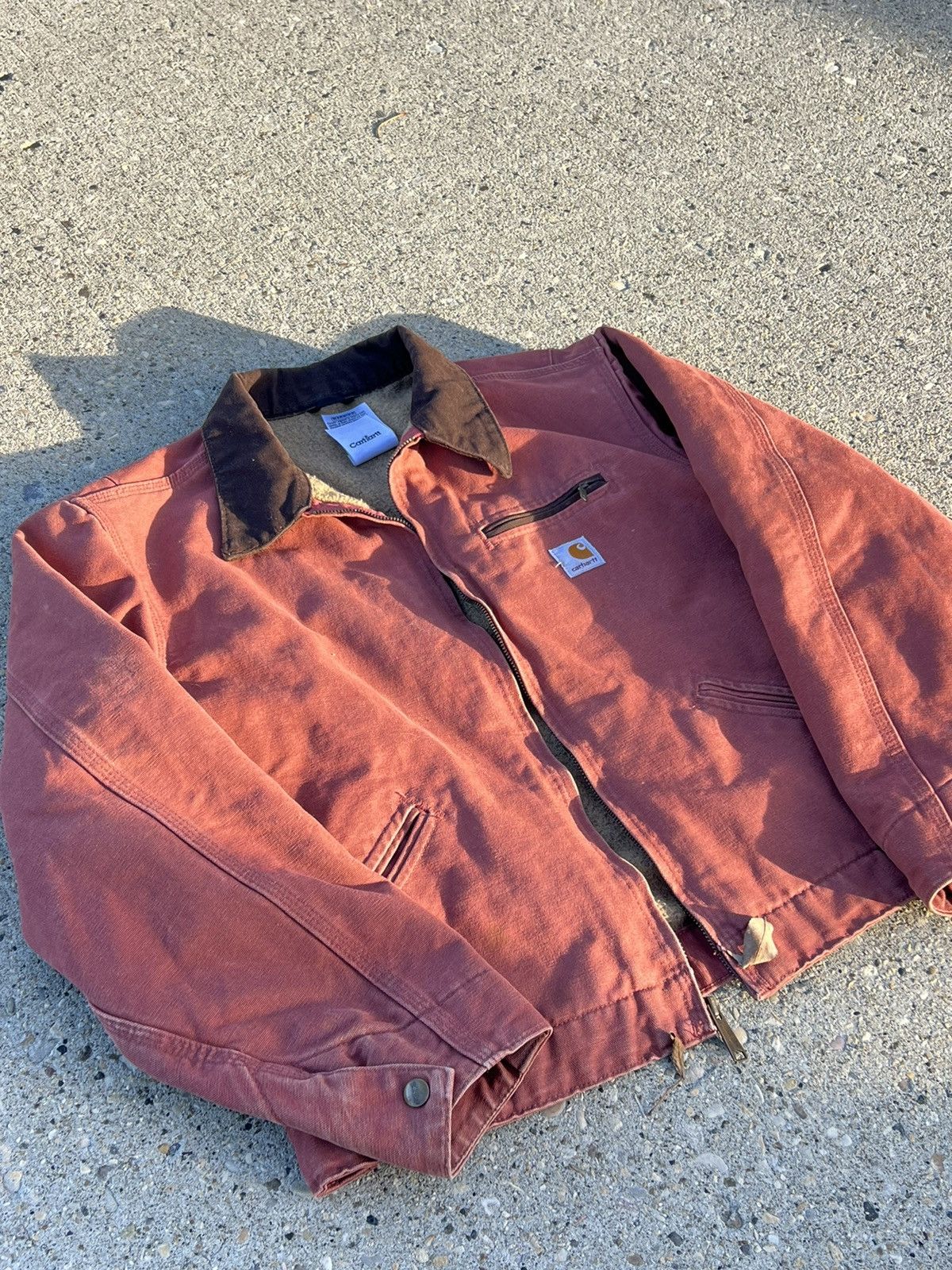 Carhartt Vintage Carhartt Detroit Jacket Pink Size US M / EU 48-50 / 2 - 2 Thumbnail