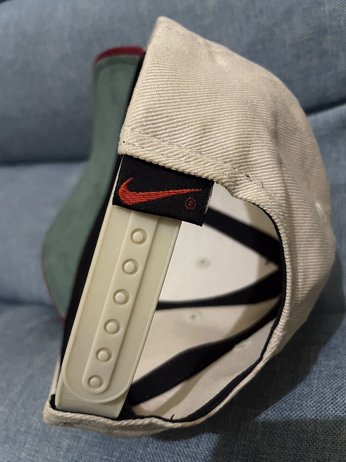 Nike Vintage rare two tone nike center swoosh hat cap snapback Size ONE SIZE - 7 Thumbnail