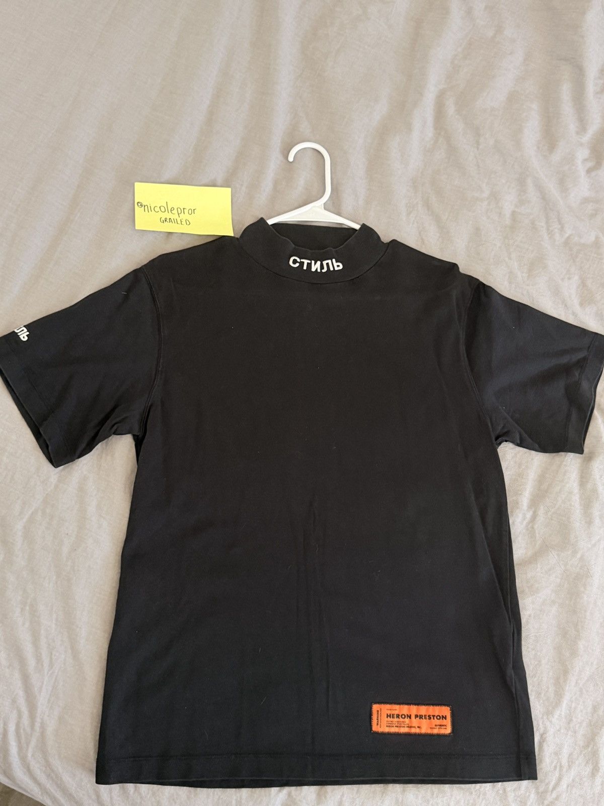 Heron Preston Heron Preston CTNMB Short-Sleeve Turtleneck Size US M / EU 48-50 / 2 - 1 Thumbnail
