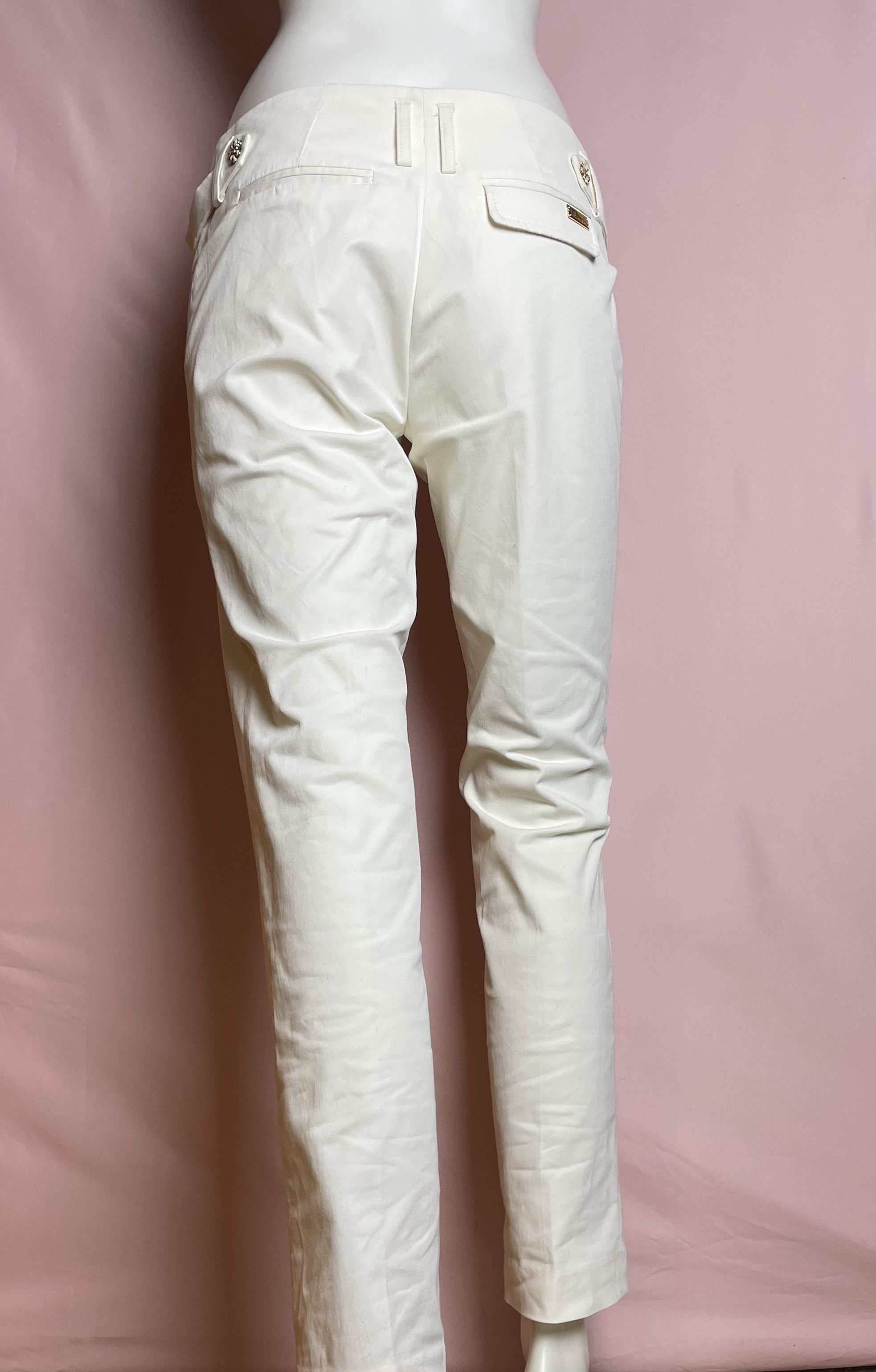 Blumarine Blumarine White Straight Pants Trousers IT 44 Size 30" / US 8 / IT 44 - 4 Thumbnail