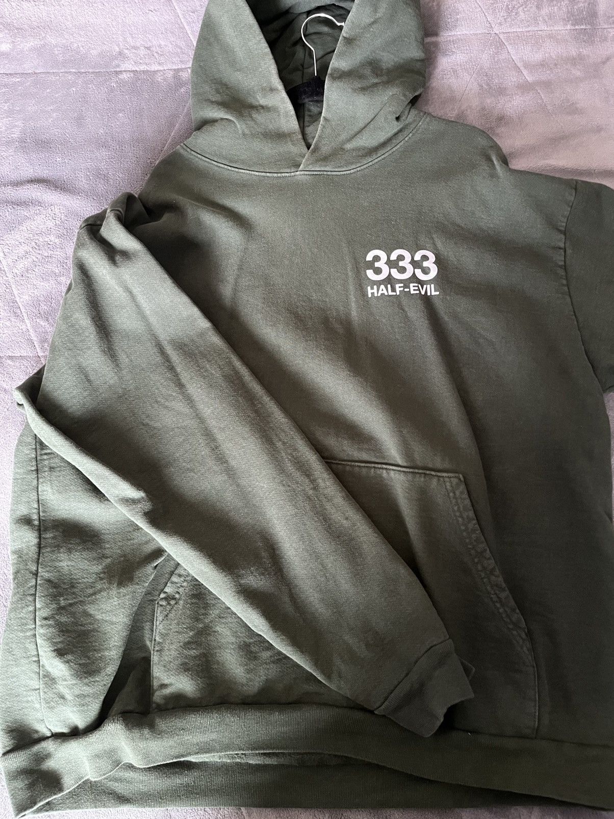 Half Evil 333 Half-Evil Green Hoodie Size US XXL / EU 58 / 5 - 1 Thumbnail
