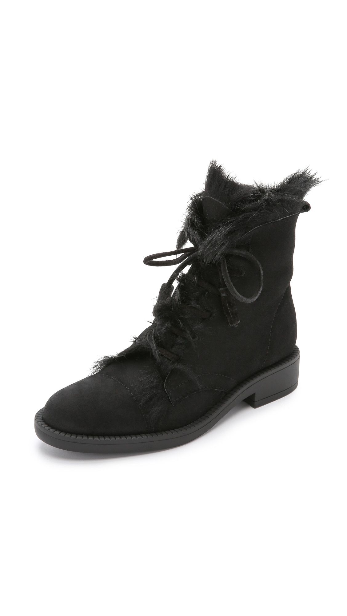 Pedro Garcia Pedro Garcia fur-lined lambskin lace-up boots Size US 11 / IT 41 - 2 Thumbnail