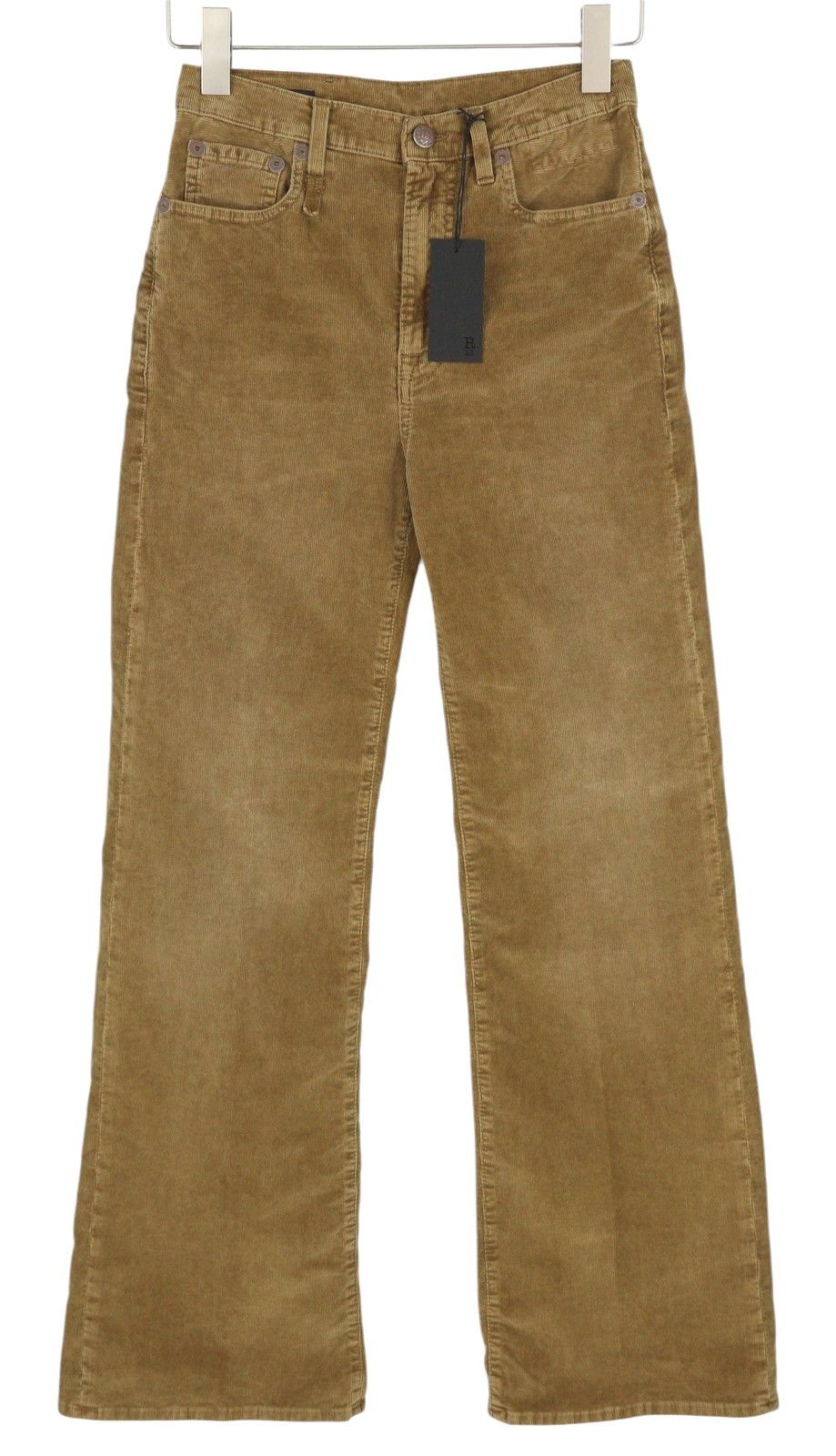 R13 CHARLOTEE 25 Golden Brown Stretch Cord Faded FW25 86539 Size 25" / US 0 / IT 36 - 4 Thumbnail