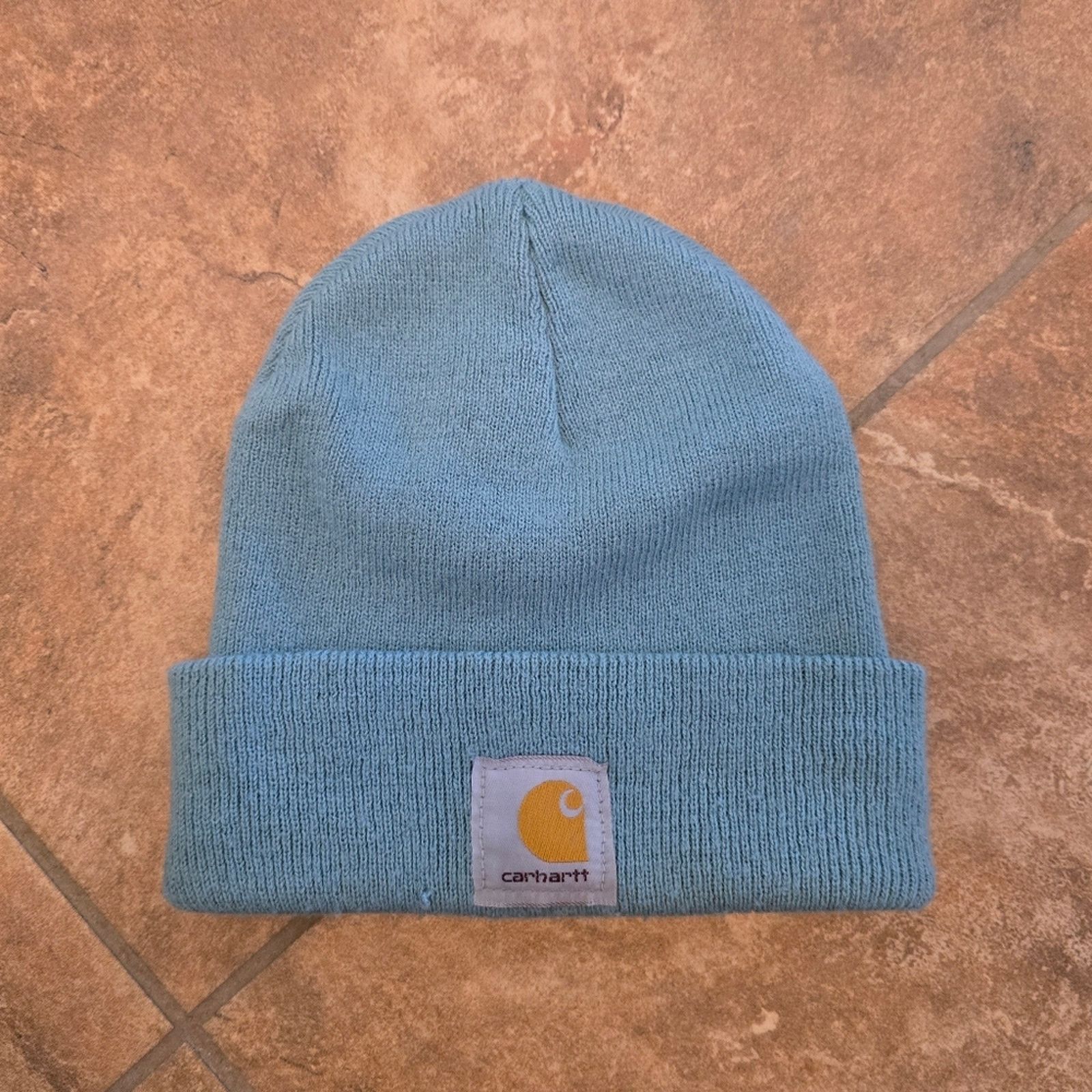 Carhartt Dust Blue | CARHARTT | Solid Beanie Size ONE SIZE - 1 Thumbnail