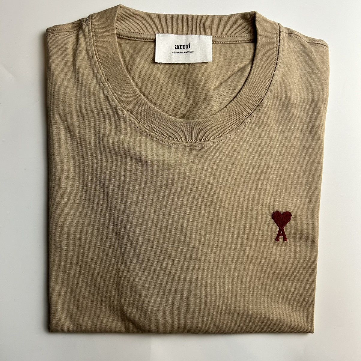AMI Ami Paris Logo Embroidery T-shirt NEW Size US L / EU 52-54 / 3 - 8 Thumbnail
