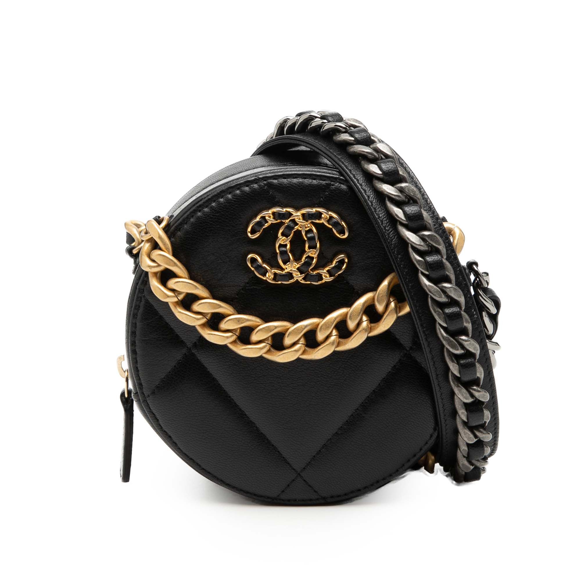 Chanel Lambskin 19 Round Clutch with Chain Size ONE SIZE - 1 Thumbnail