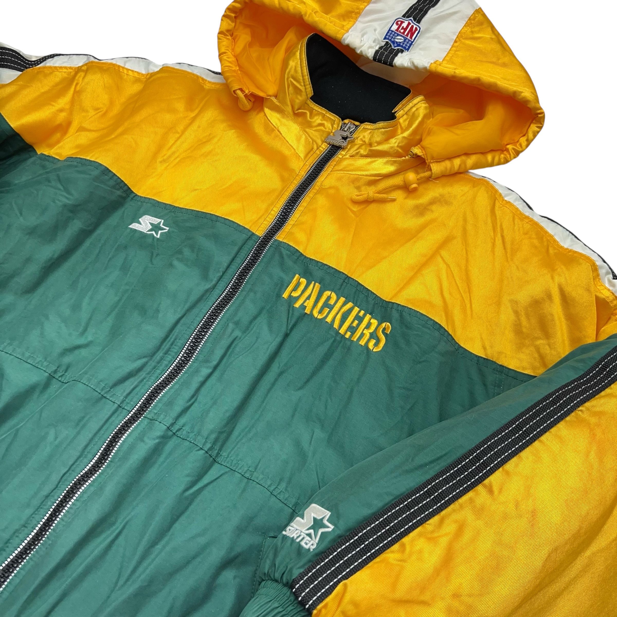 NFL × Pro Line × Starter Starter NFL Pro Line Packers Jacket Coat 90s Size US L / EU 52-54 / 3 - 4 Thumbnail