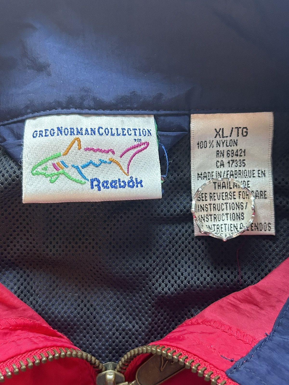 Greg Norman × Reebok × Vintage Greg Norman x Reebok Windbreaker Size US XL / EU 56 / 4 - 3 Thumbnail