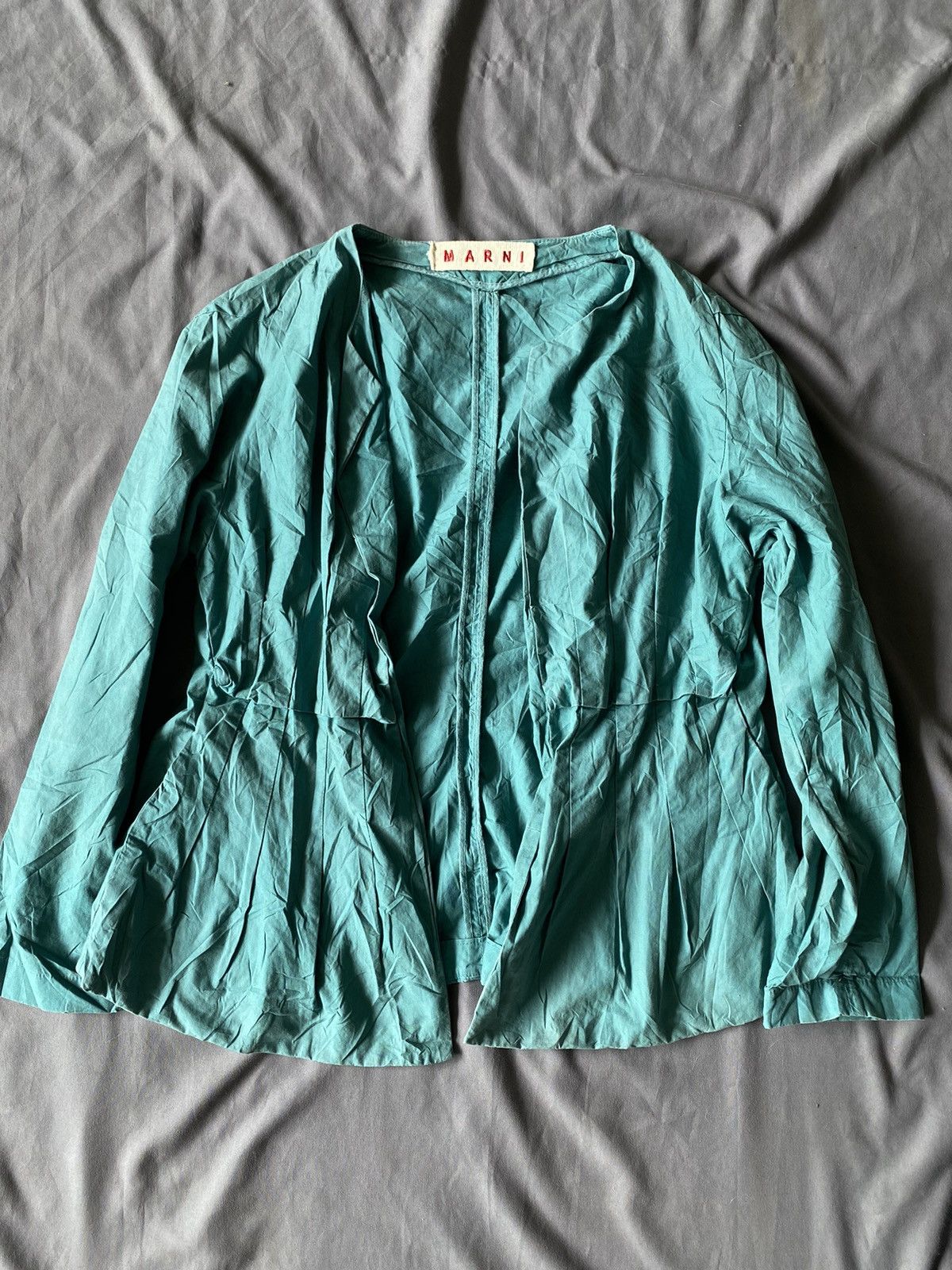 Marni × Vintage Vintage Marni Blazer Size XS / US 0-2 / IT 36-38 - 1 Thumbnail
