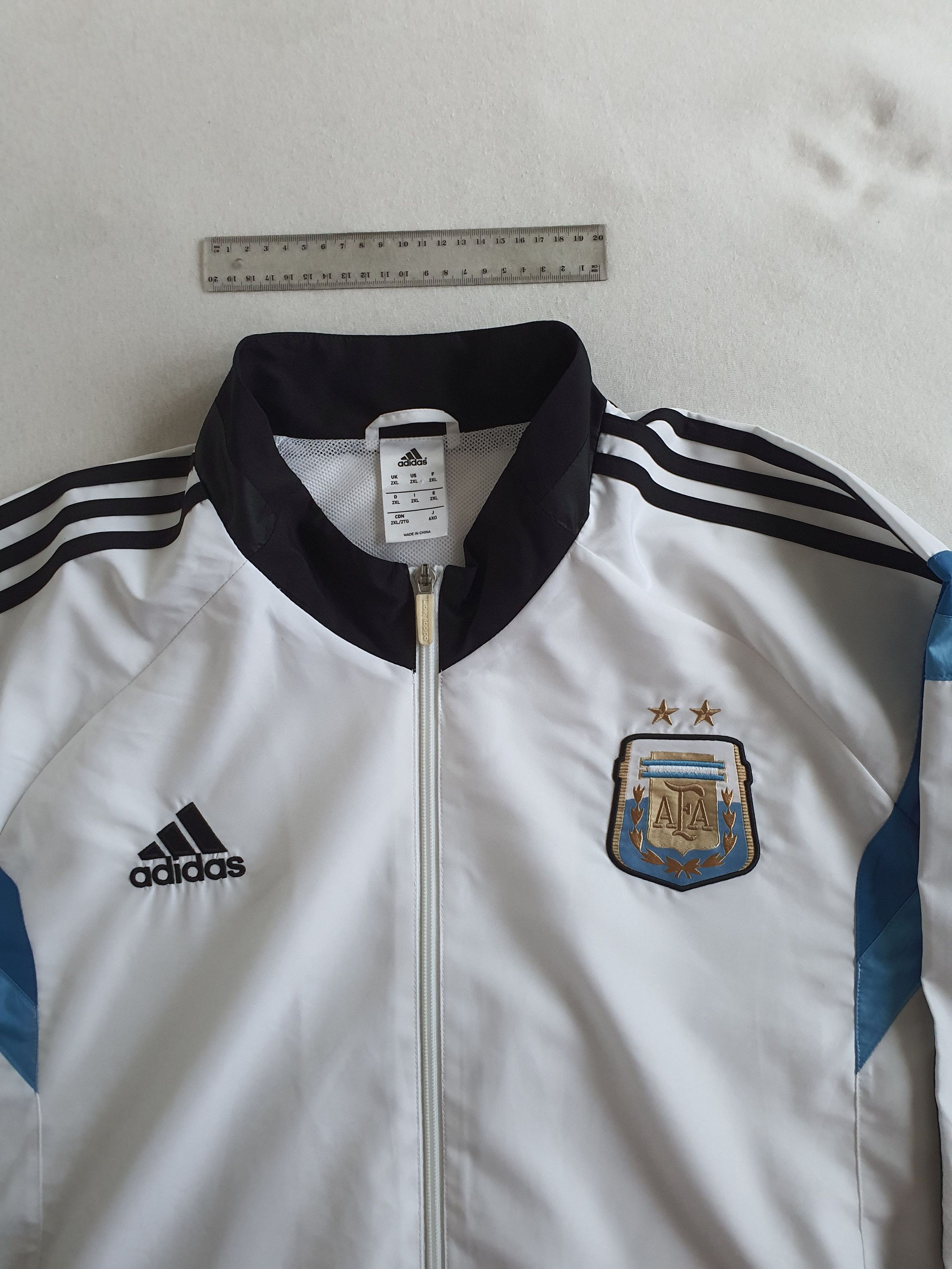Adidas Argentina (2014 World Cup) Deadstock Tracksuit Top Jacket Size US XXL / EU 58 / 5 - 4 Thumbnail