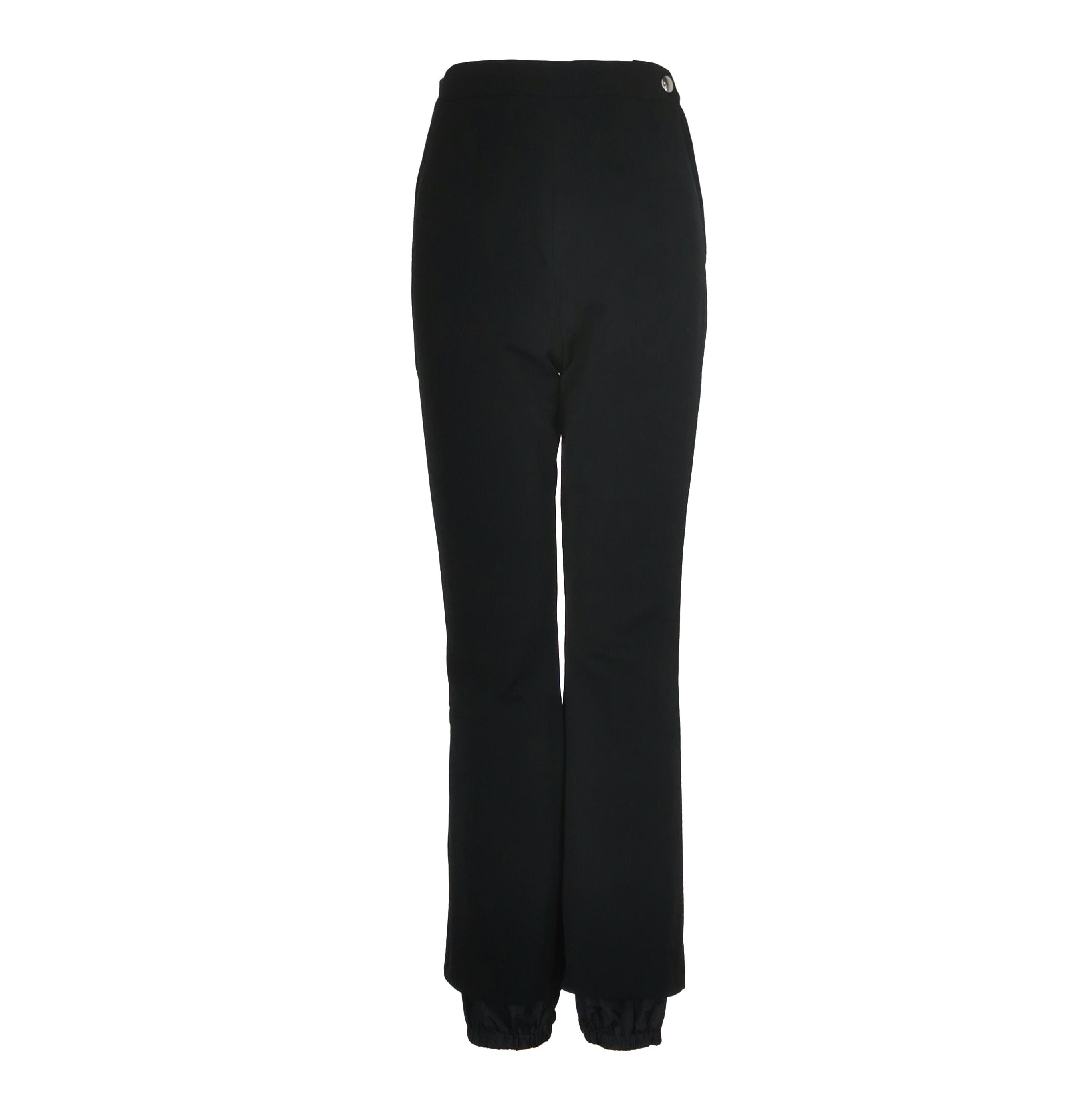 Prada Prada Black Straight-Leg Pants Size 38 0089 Size 38" / US 16 / IT 52 - 1 Thumbnail