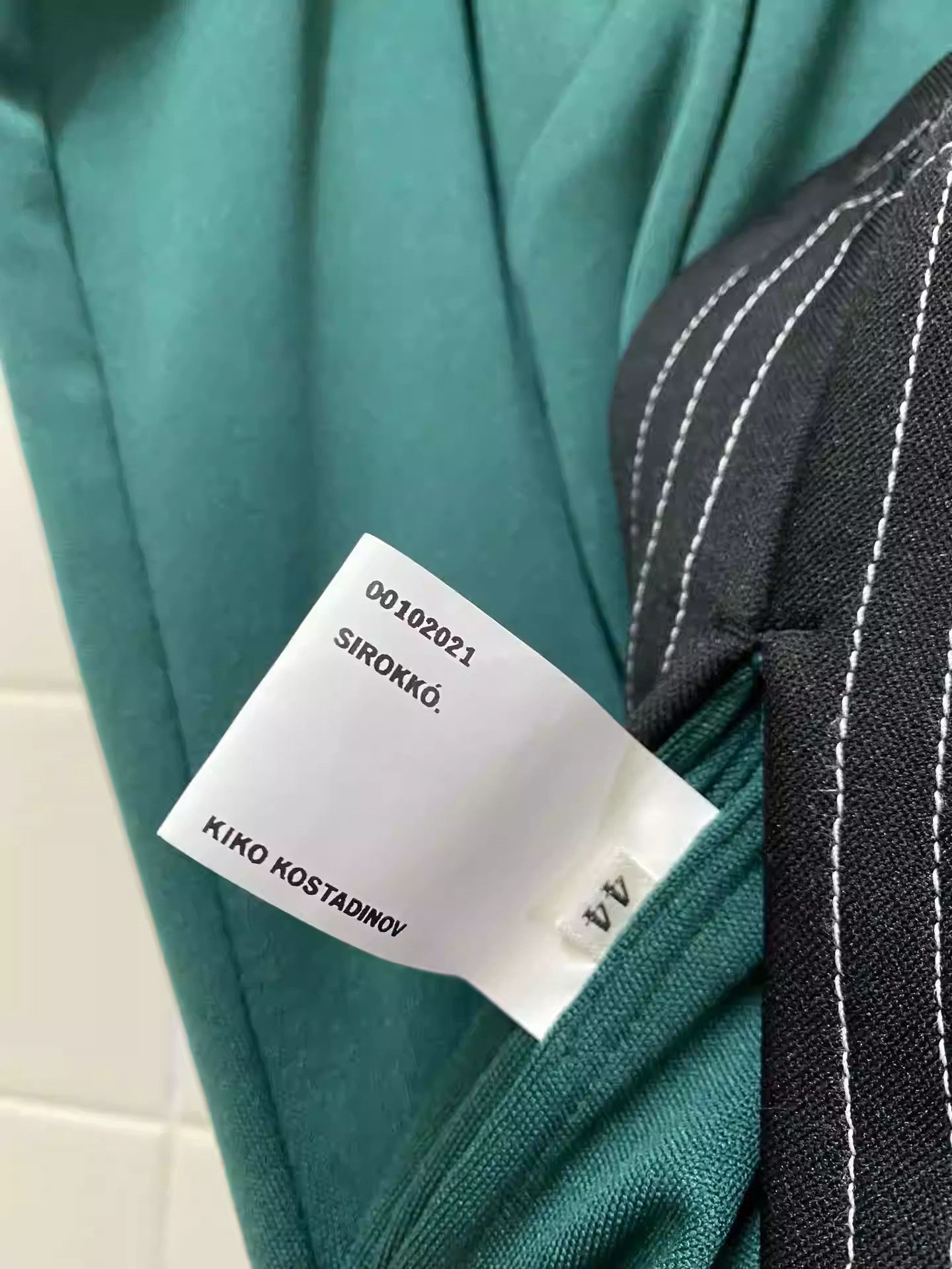 Kiko Kostadinov KIKO KOSTADINOV SS21 Sforza Draped Light Jacket Size US XS / EU 42 / 0 - 5 Thumbnail