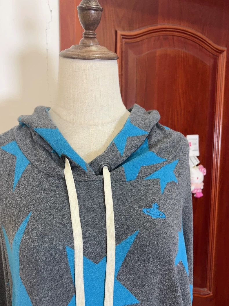 Vivienne Westwood Vivienne Westwood Gray and blue star cap hoodie dress Size M / US 6-8 / IT 42-44 - 3 Thumbnail