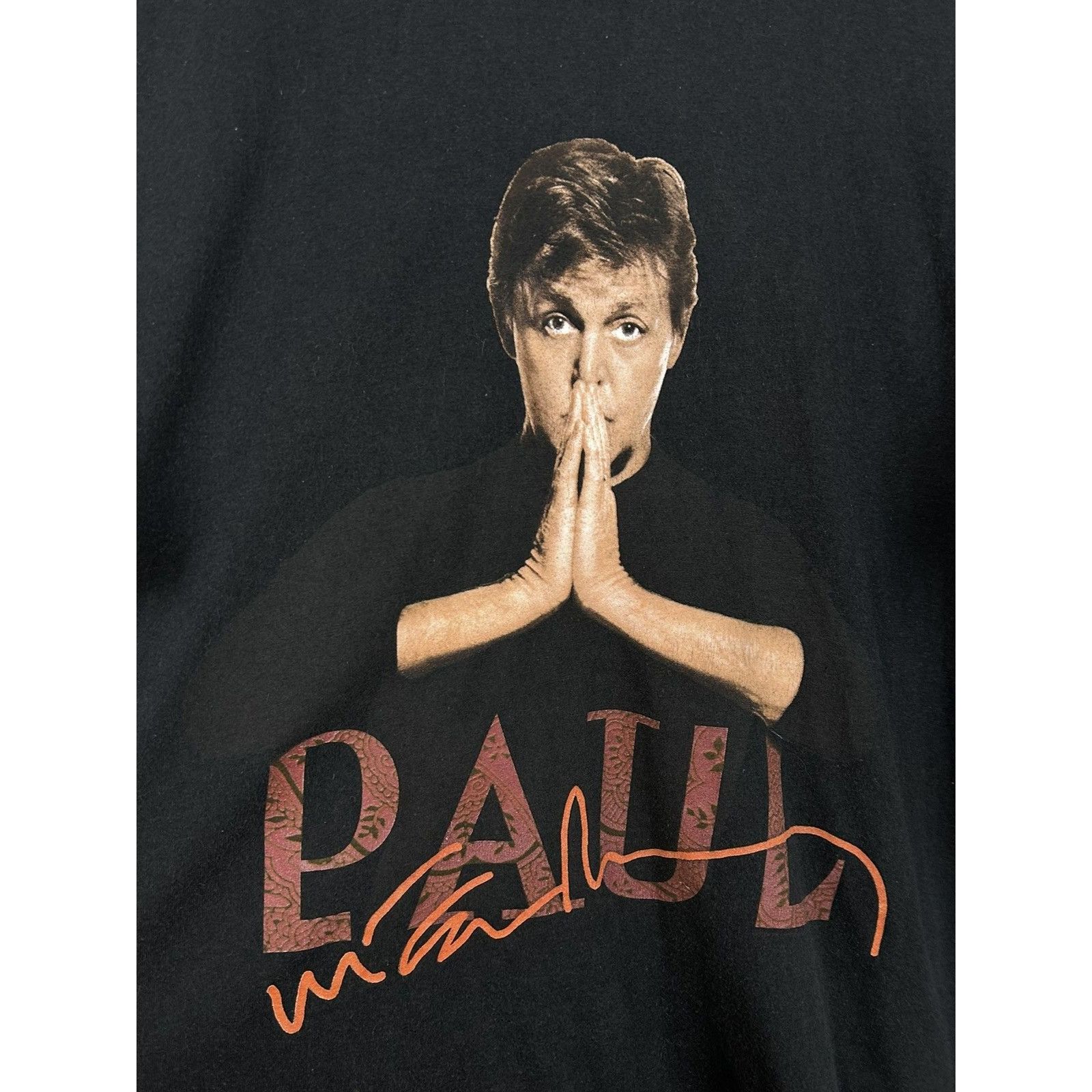 Band Tees 00s Vintage Paul Mccartney 2004 European Tour T-Shirt Size US XL / EU 56 / 4 - 2 Thumbnail