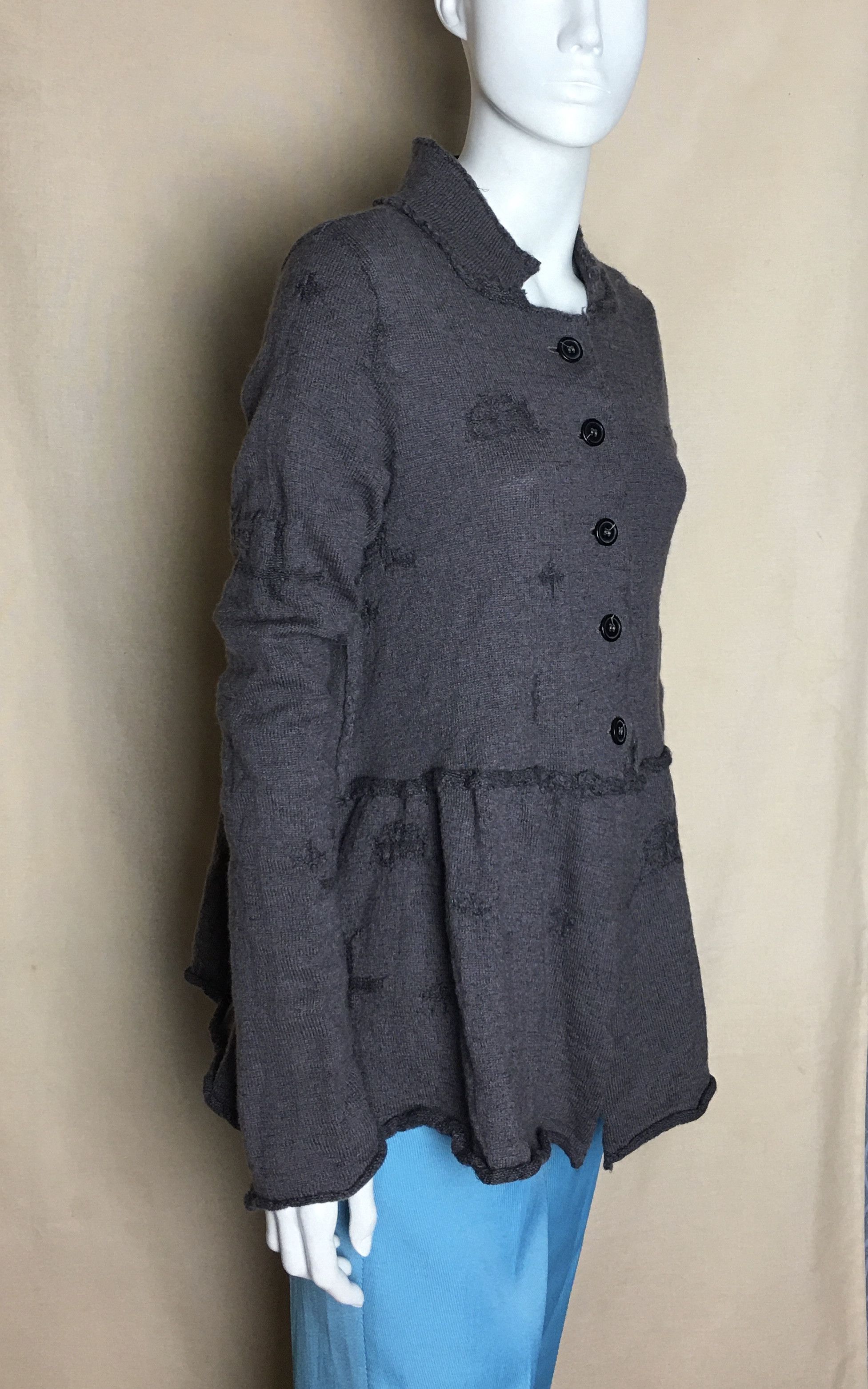 Rundholz Studio Rundholz Black Label Wool Jacket Cardigan Size XS Size XS / US 0-2 / IT 36-38 - 2 Thumbnail