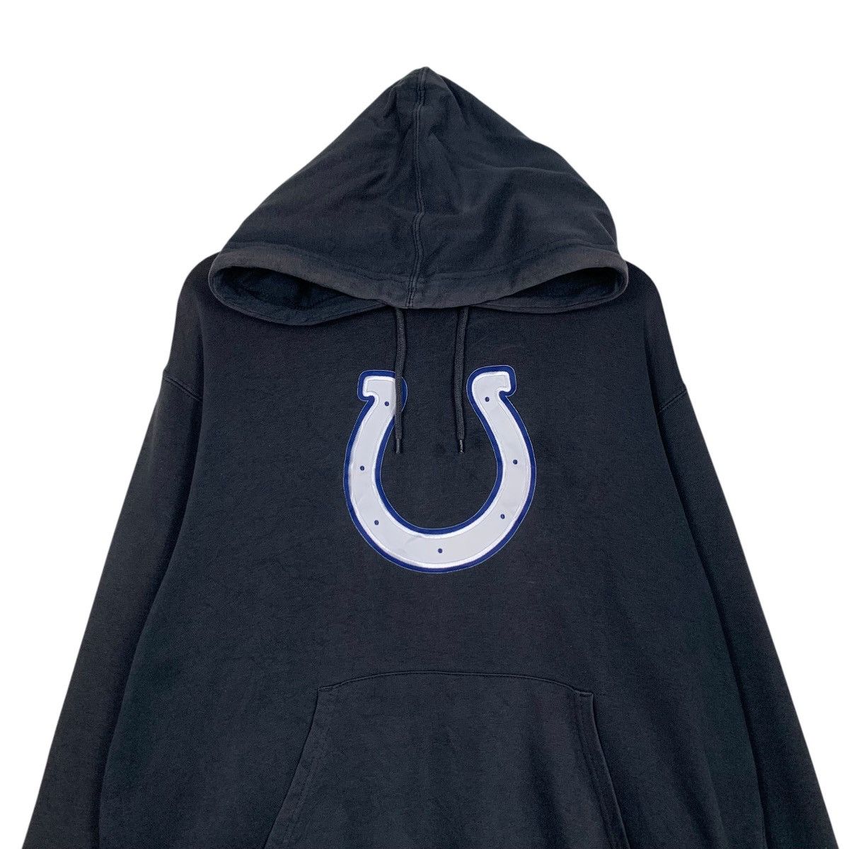 Majestic NFL INDIANAPOLIS COLTS Big Logo Pullover Hoodies #1962-C85 Size US M / EU 48-50 / 2 - 2 Thumbnail