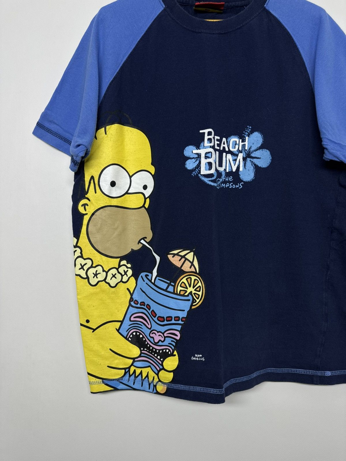 The Simpsons Vintage Y2k The Simpson Homer Big Logo Rate T-Shirt Size US M / EU 48-50 / 2 - 7 Thumbnail