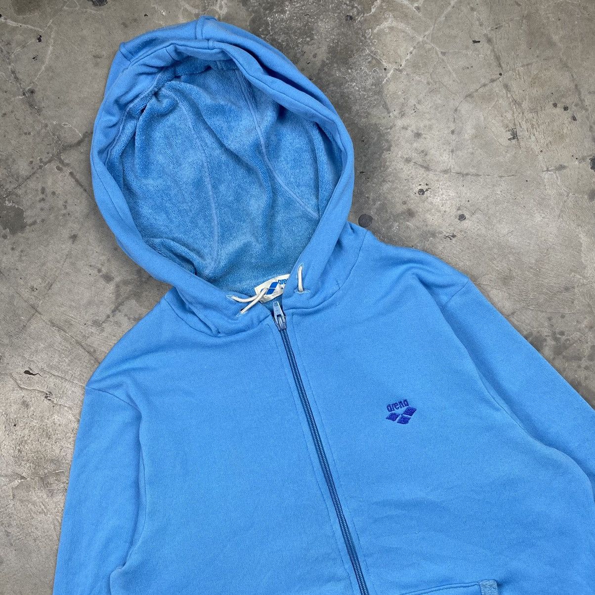 Descente × Japanese Brand 90s Arena Sports by Descente Slimfit Zipped Up Size US S / EU 44-46 / 1 - 2 Thumbnail