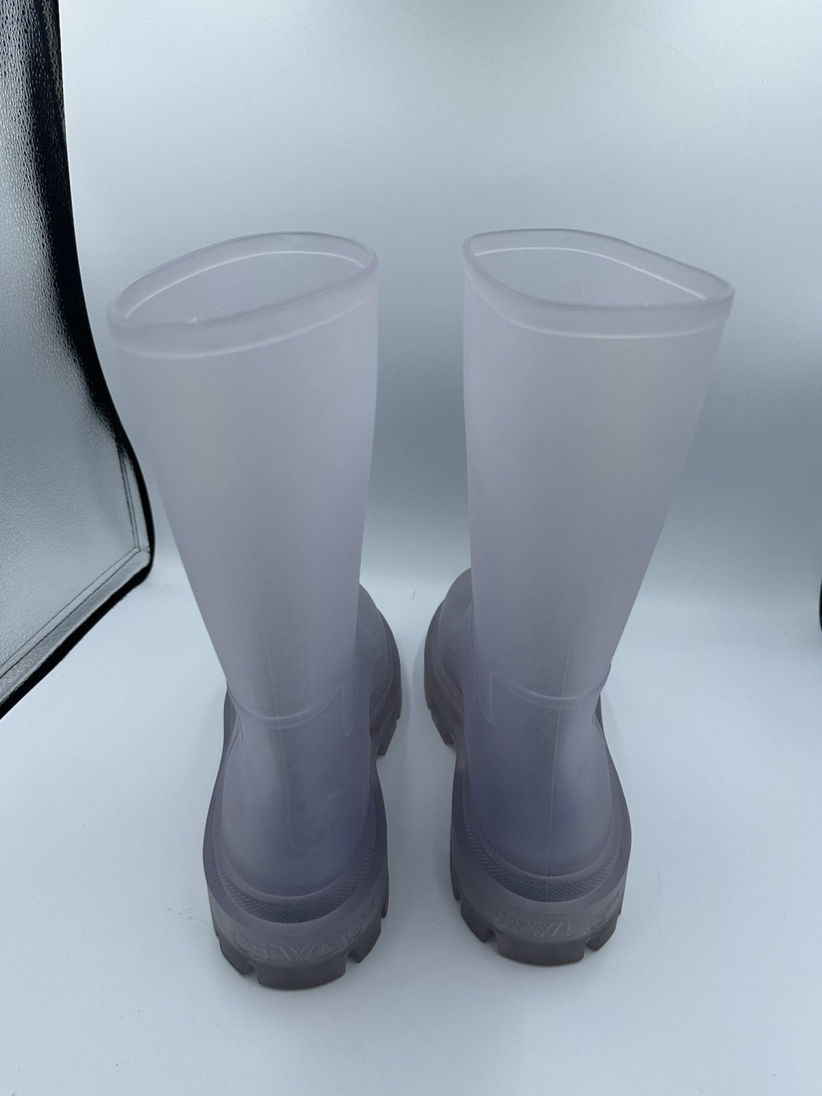 Off-White OFF-WHITE "Reboot Dollar" Rain Boots Transparent 45 US Size US 12 / EU 45 - 7 Thumbnail