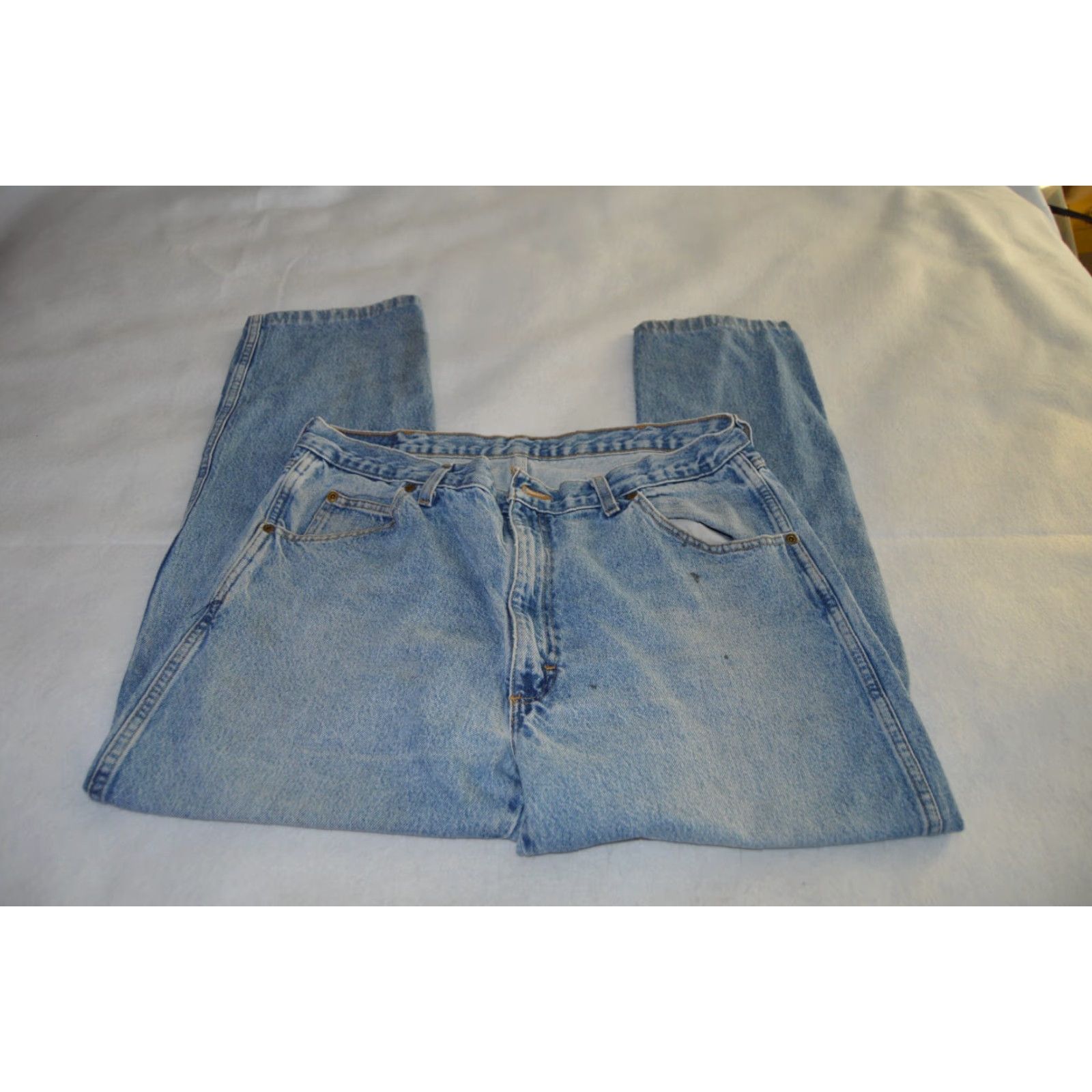 Wrangler Wrangler Jeans Men's 36x32 Blue Denim Size US 36 / EU 52 - 2 Thumbnail