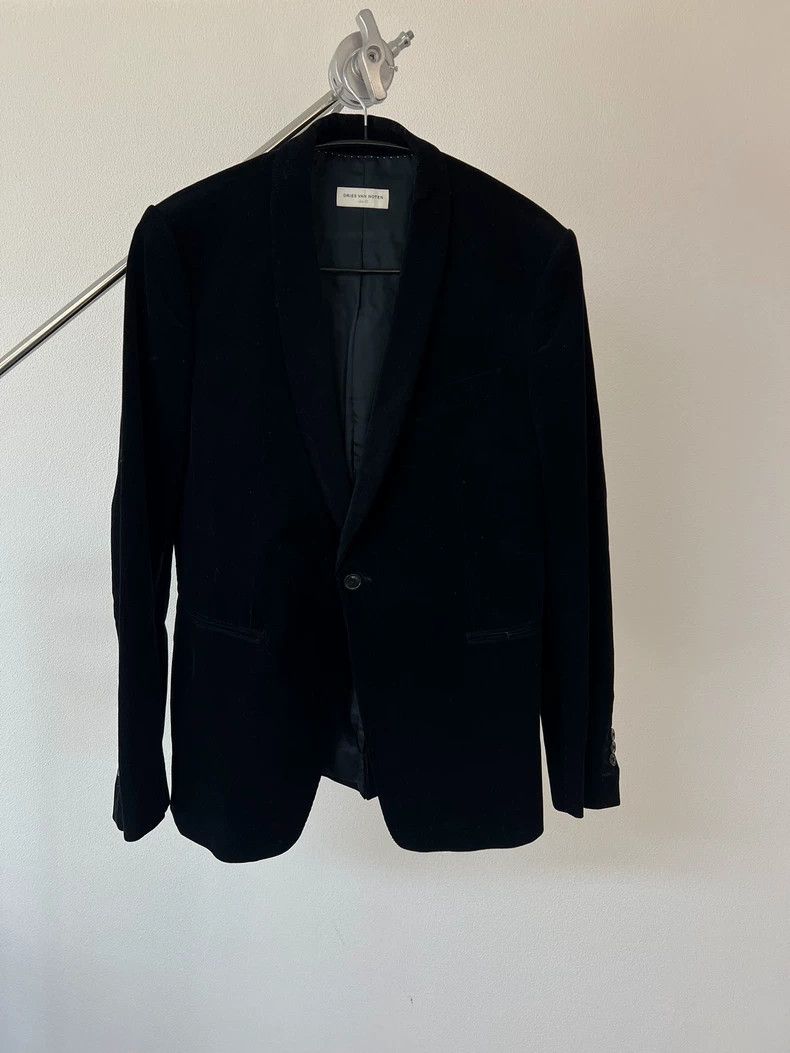 Dries Van Noten dries van noten Corduroy Shoulder Pad blazer Size 52R - 1 Thumbnail