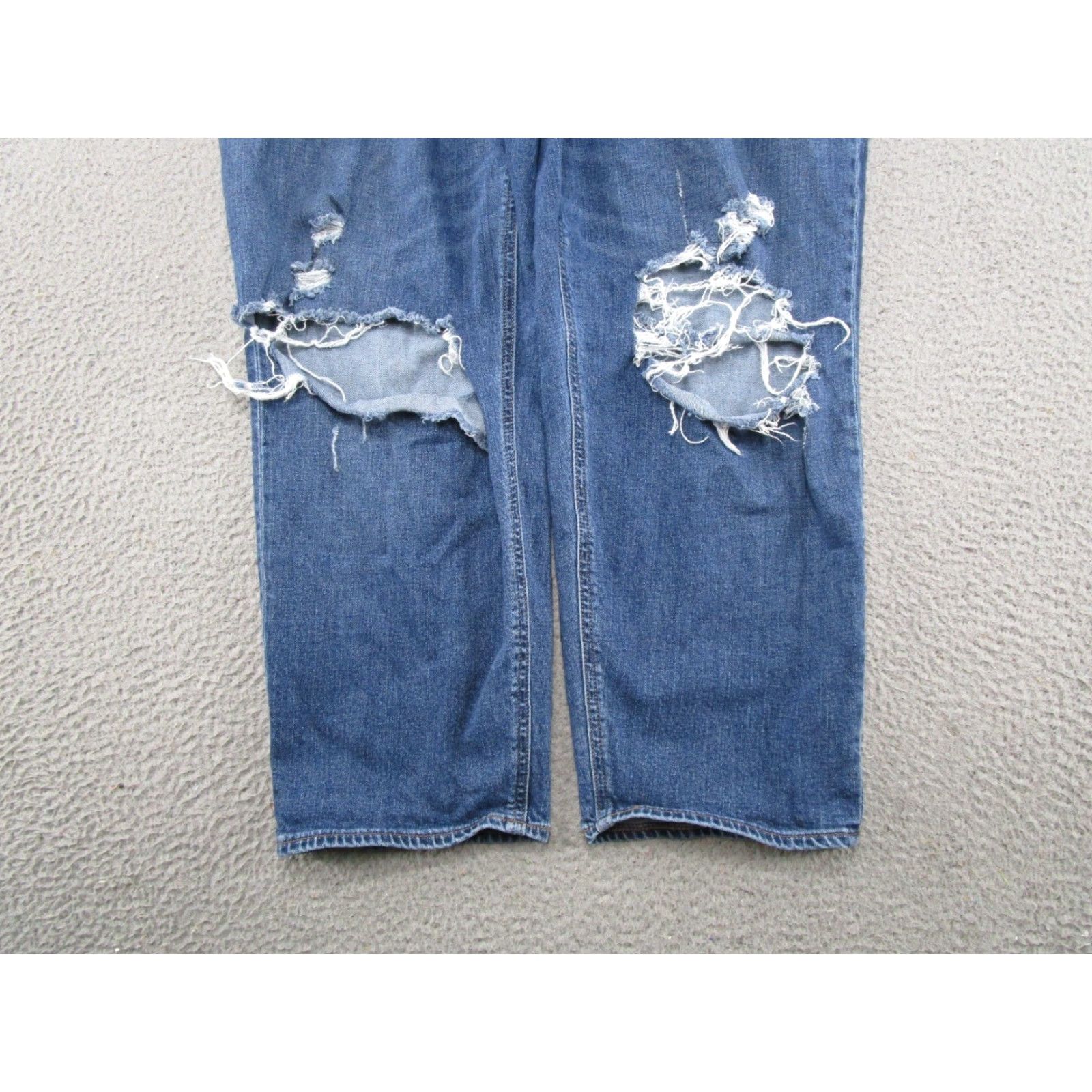 Old Navy Old Navy Distressed Denim Jeans Womens Plus Size 20 Stretch Boyfriend Mid Rise 5-Pocket Blue Size 42" / US 20 - 2 Thumbnail