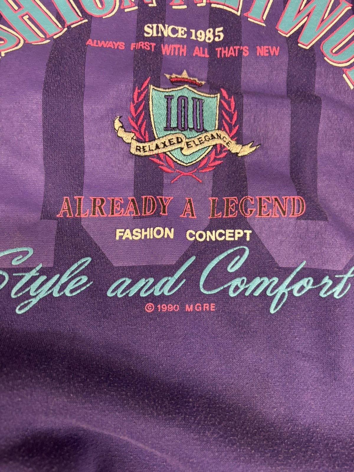 Vintage 90s vintage fashion network sweatshirt Size XL / US 12-14 / IT 48-50 - 6 Thumbnail
