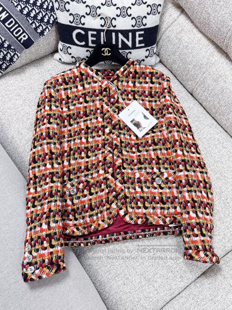 Chanel Chanel Tweed woven long-sleeved jacket Size XS / US 0-2 / IT 36-38 - 2 Thumbnail