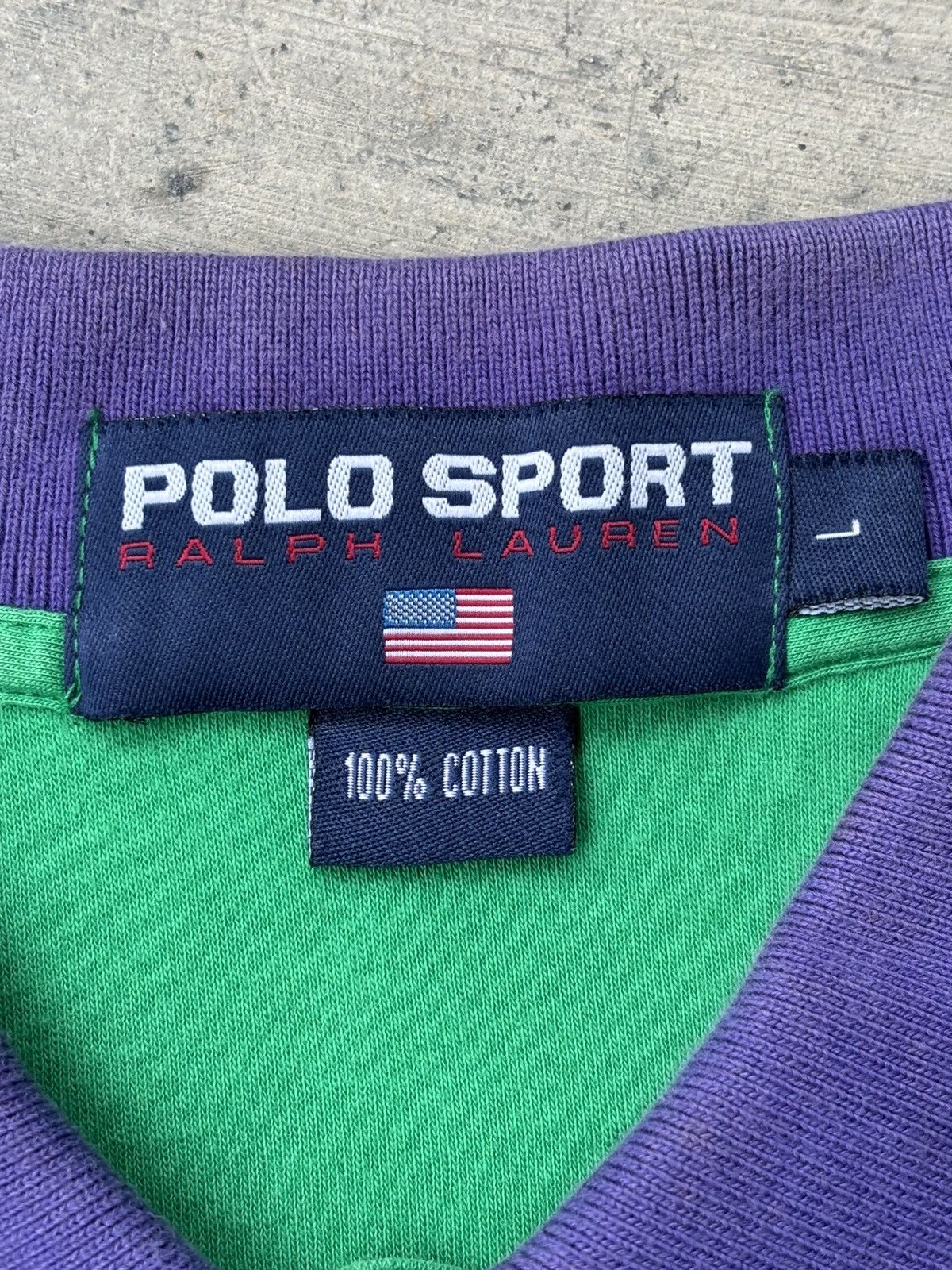 Polo Ralph Lauren Vintage 90’s Polo Sport by Ralph Lauren Polo Shirt Size US XL / EU 56 / 4 - 4 Thumbnail