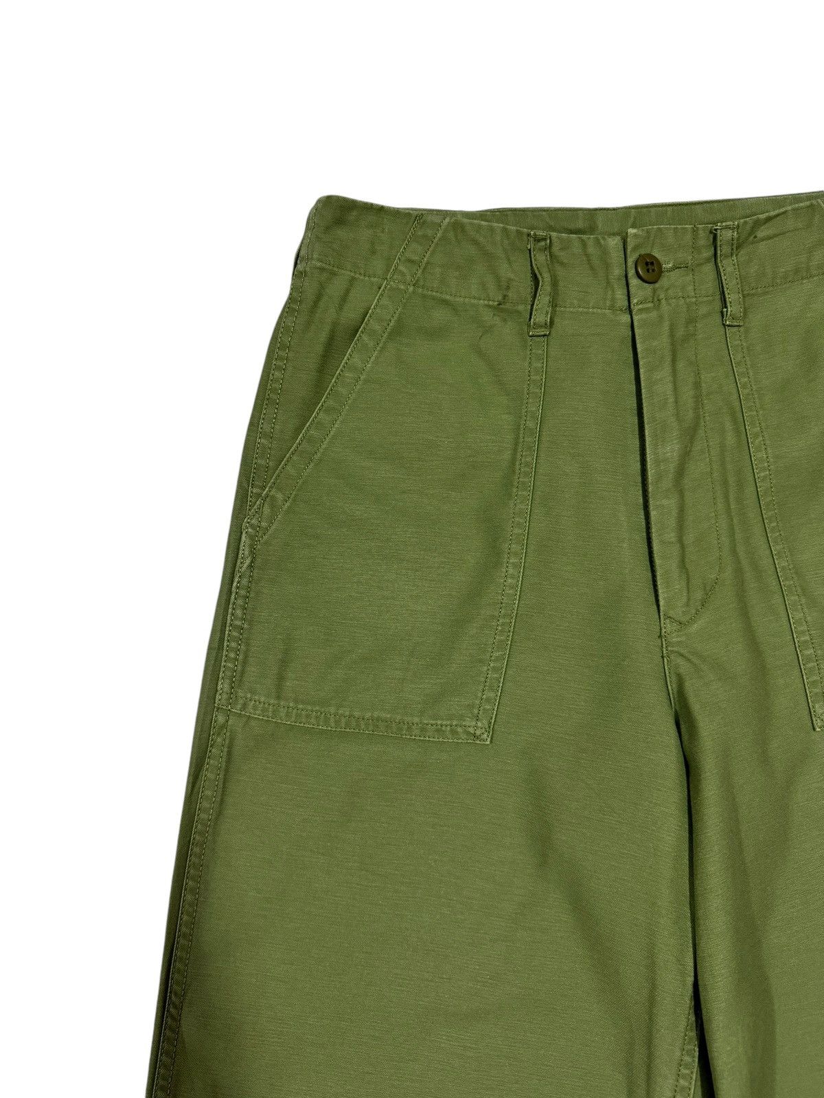 Japanese Brand Coen Co.Ltd Japan Fatigue Olive Green Pant Size US 30 / EU 46 - 8 Thumbnail