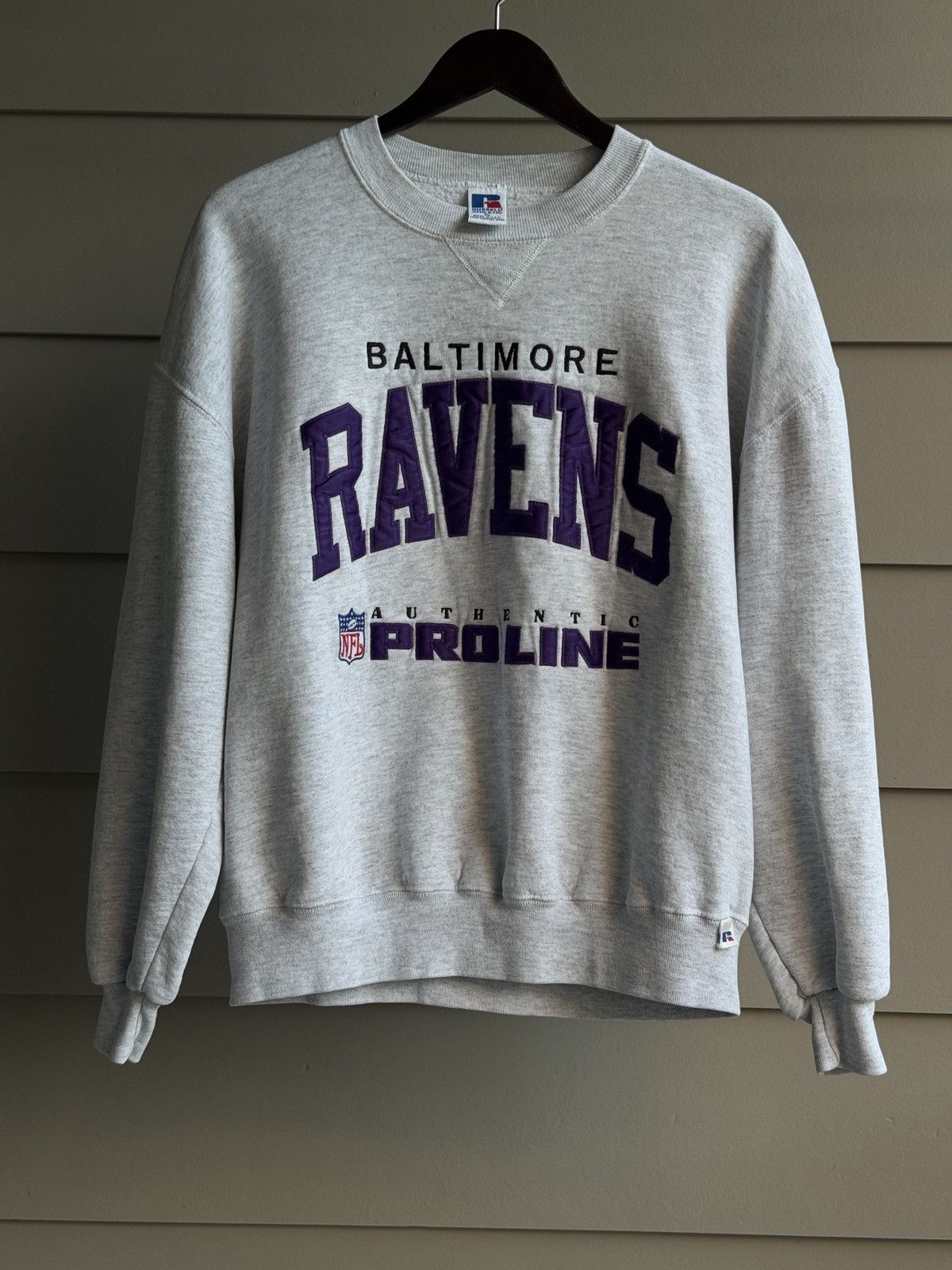 Russell Athletic Baltimore Ravens Russell Athletic Sweatshirt made in USA NFL Size US XL / EU 56 / 4 - 1 Thumbnail