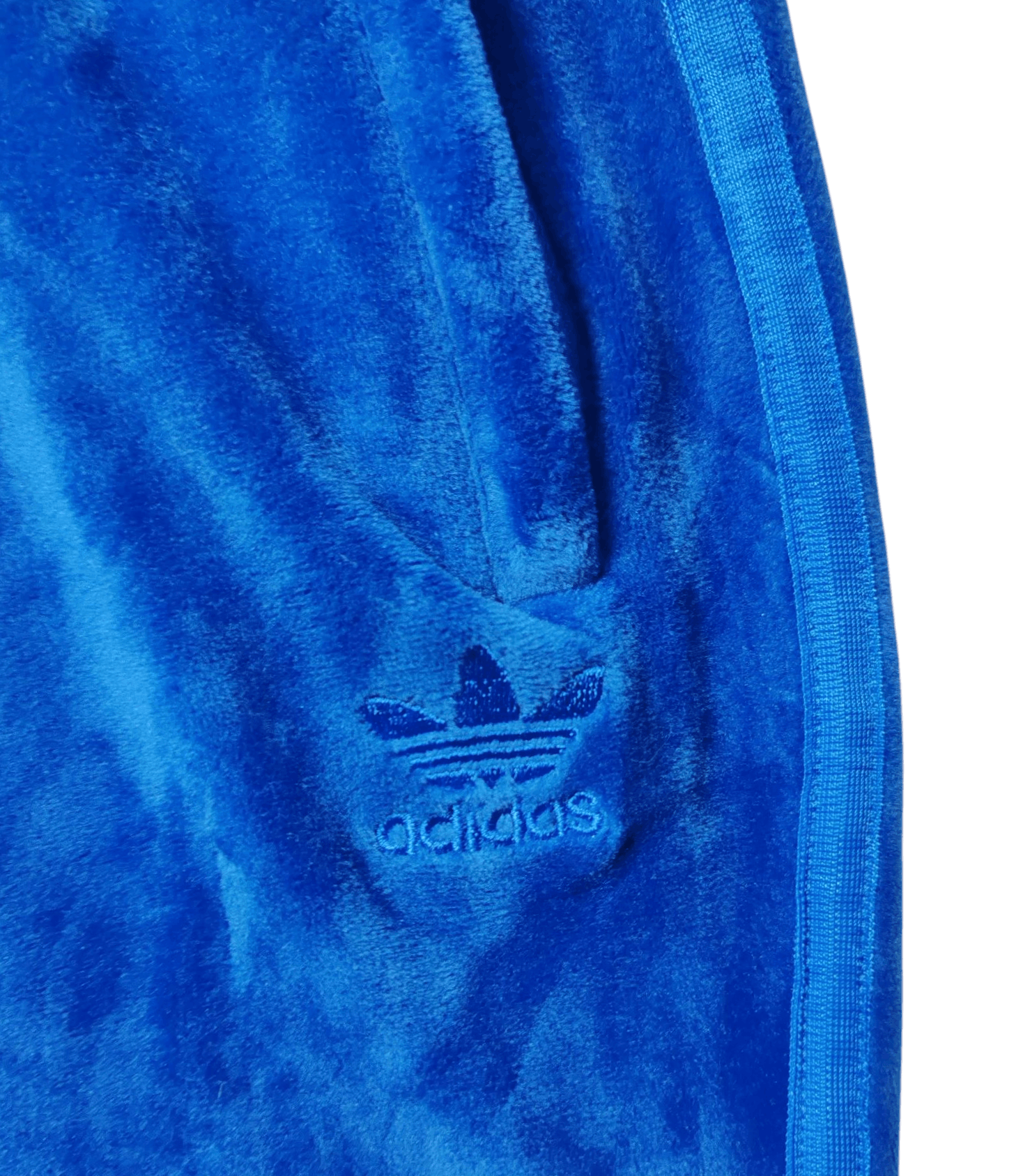 Adidas × Jeremy Scott Jeremy Scott Adidas JS Velour Blue Mini Skirt UK 8 Japan L Size 27" / US 4 / IT 40 - 7 Thumbnail