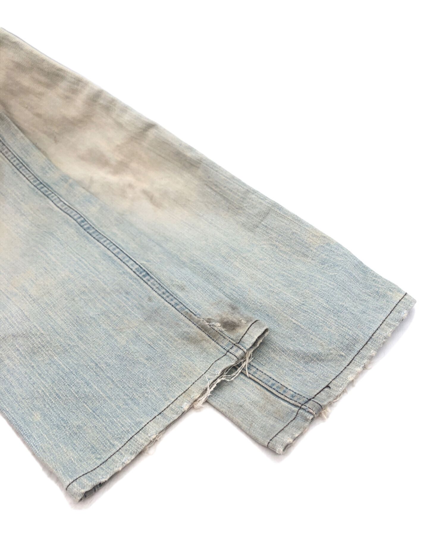 Number (N)ine NUMBER (N)INE Mud-finished Straight Denim Pants 3 x 30 Size US 31 - 12 Thumbnail