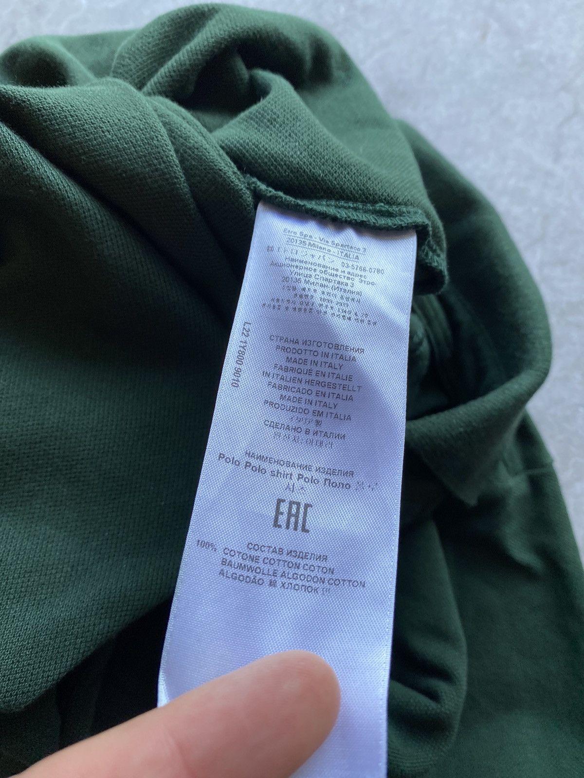 Etro Luxury Etro Milano Relaxed Polo Shirt Made in Italy Size US XXL / EU 58 / 5 - 11 Thumbnail