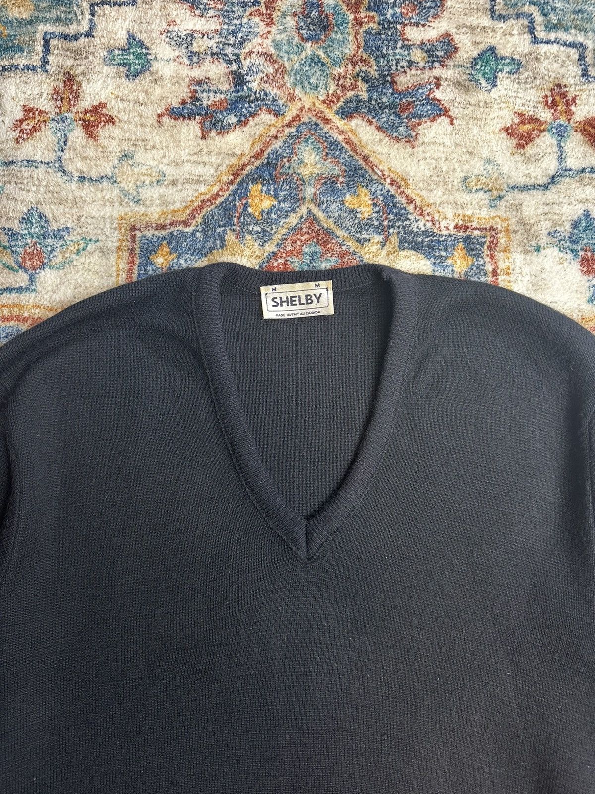 Vintage Vintage 1980s Shelby V-Neck Sweater Medium Size US M / EU 48-50 / 2 - 3 Thumbnail