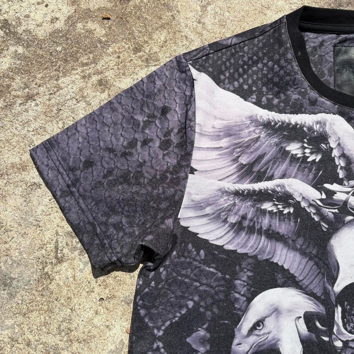 Philipp Plein Philipp Plein Skull Wings All Over Print Tee Size US S / EU 44-46 / 1 - 11 Thumbnail