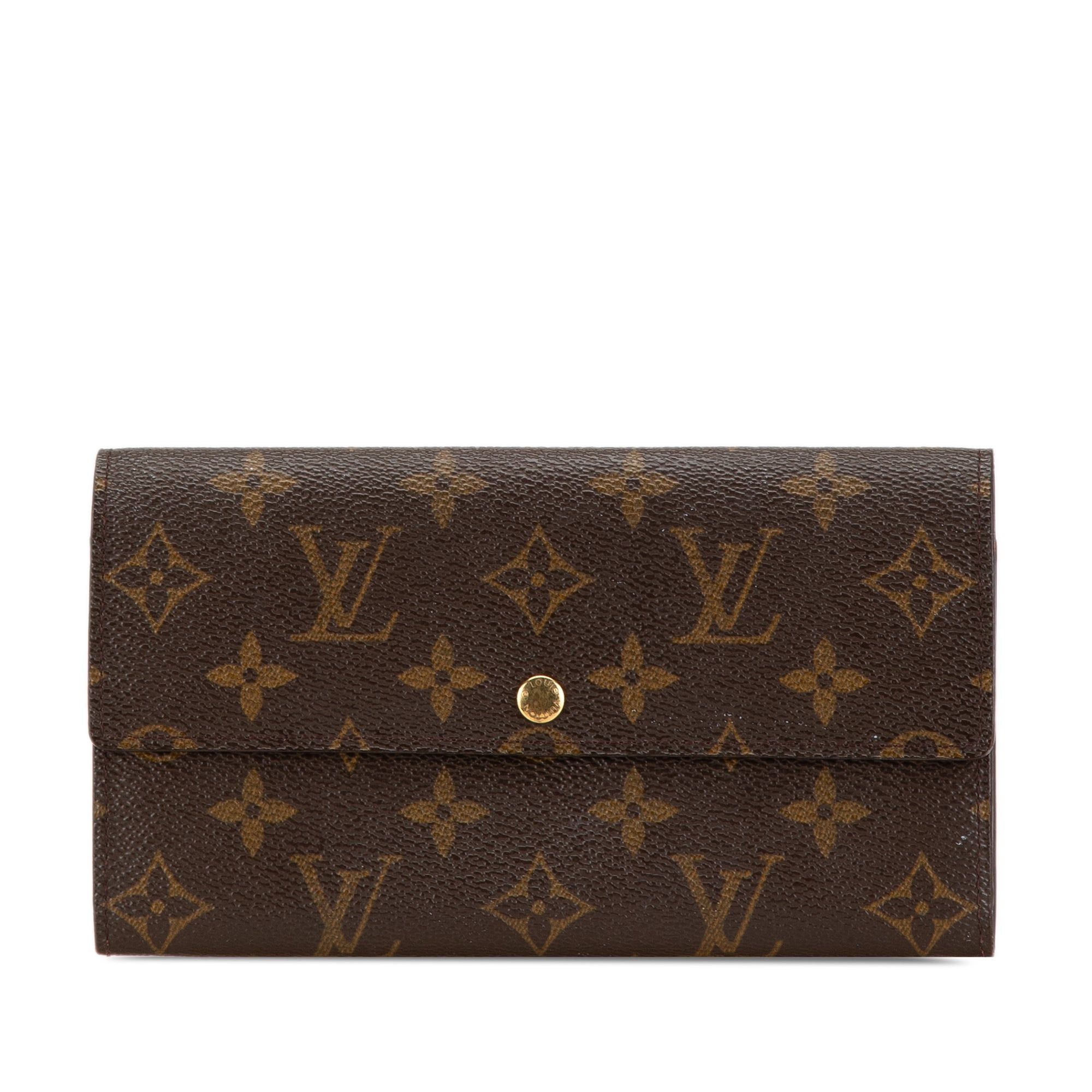 Louis Vuitton Louis Vuitton Monogram Sarah Long Wallet Brown Size ONE SIZE - 1 Thumbnail