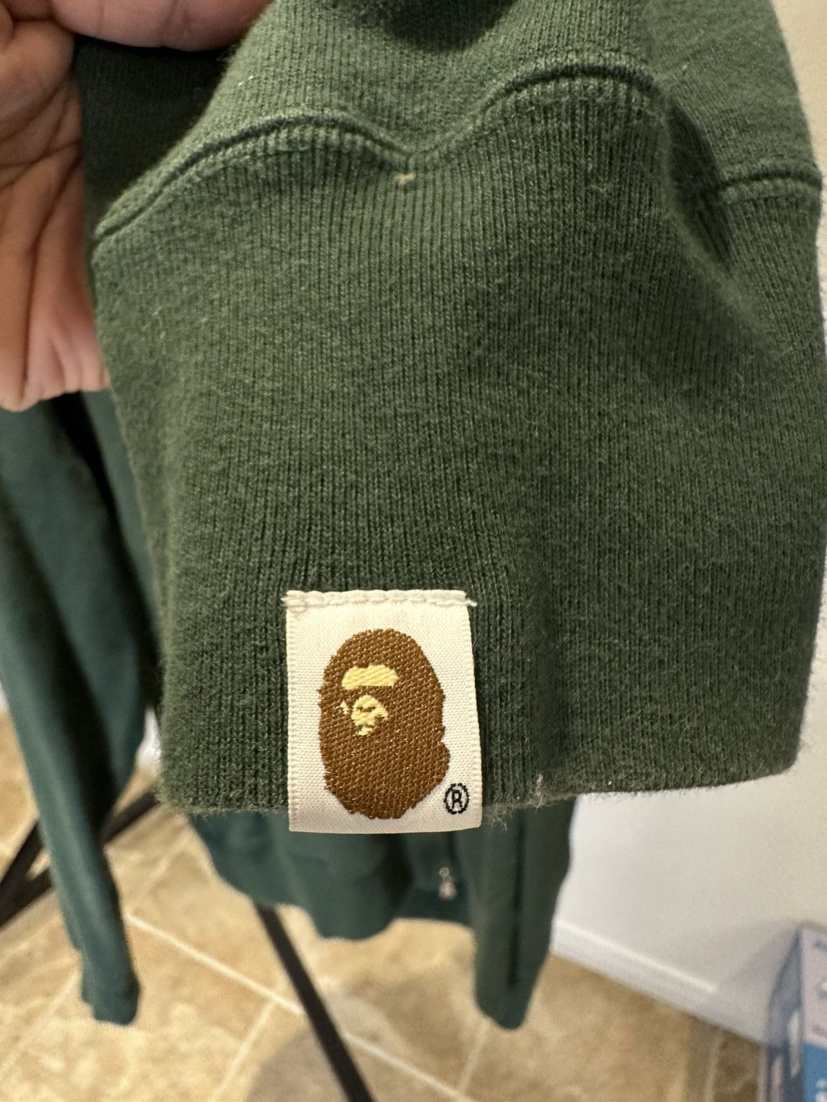 Bape Bape Shark Hoodie First Camo Green Size US XL / EU 56 / 4 - 7 Thumbnail
